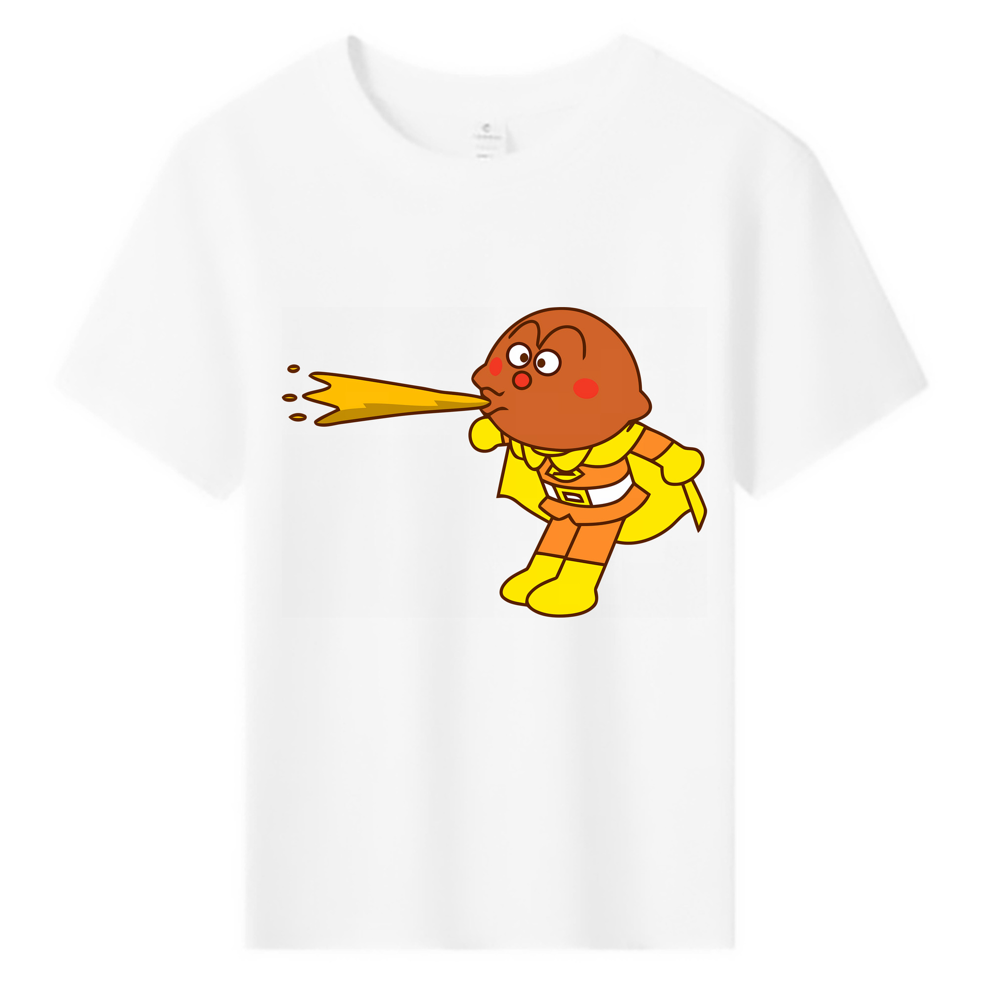 （画像用） アンパンマン Anpanman 綿100％キッズTシャツ（フロントプリント）