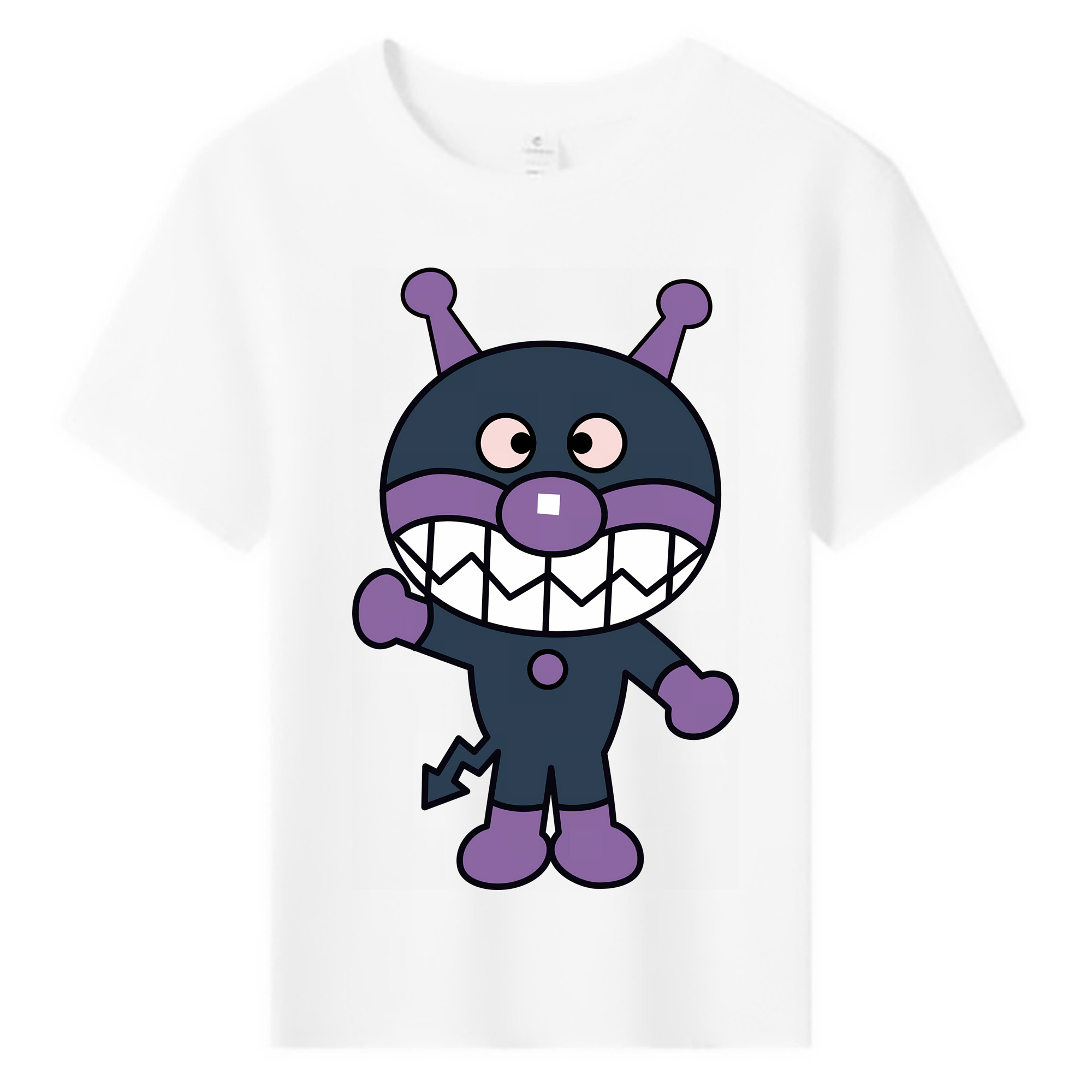 （画像用） アンパンマン Anpanman 綿100％キッズTシャツ（フロントプリント）