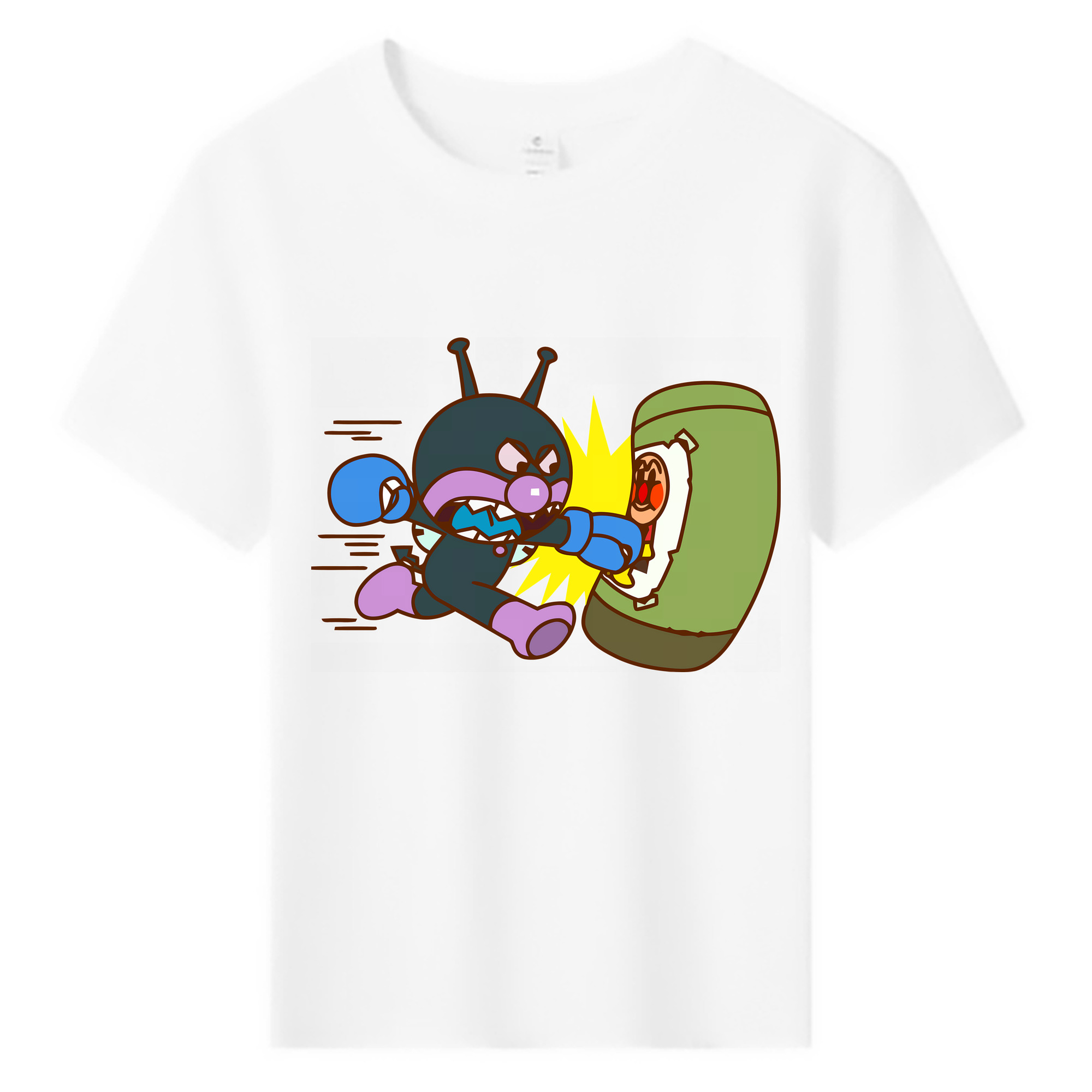 （画像用） アンパンマン Anpanman 綿100％キッズTシャツ（フロントプリント）