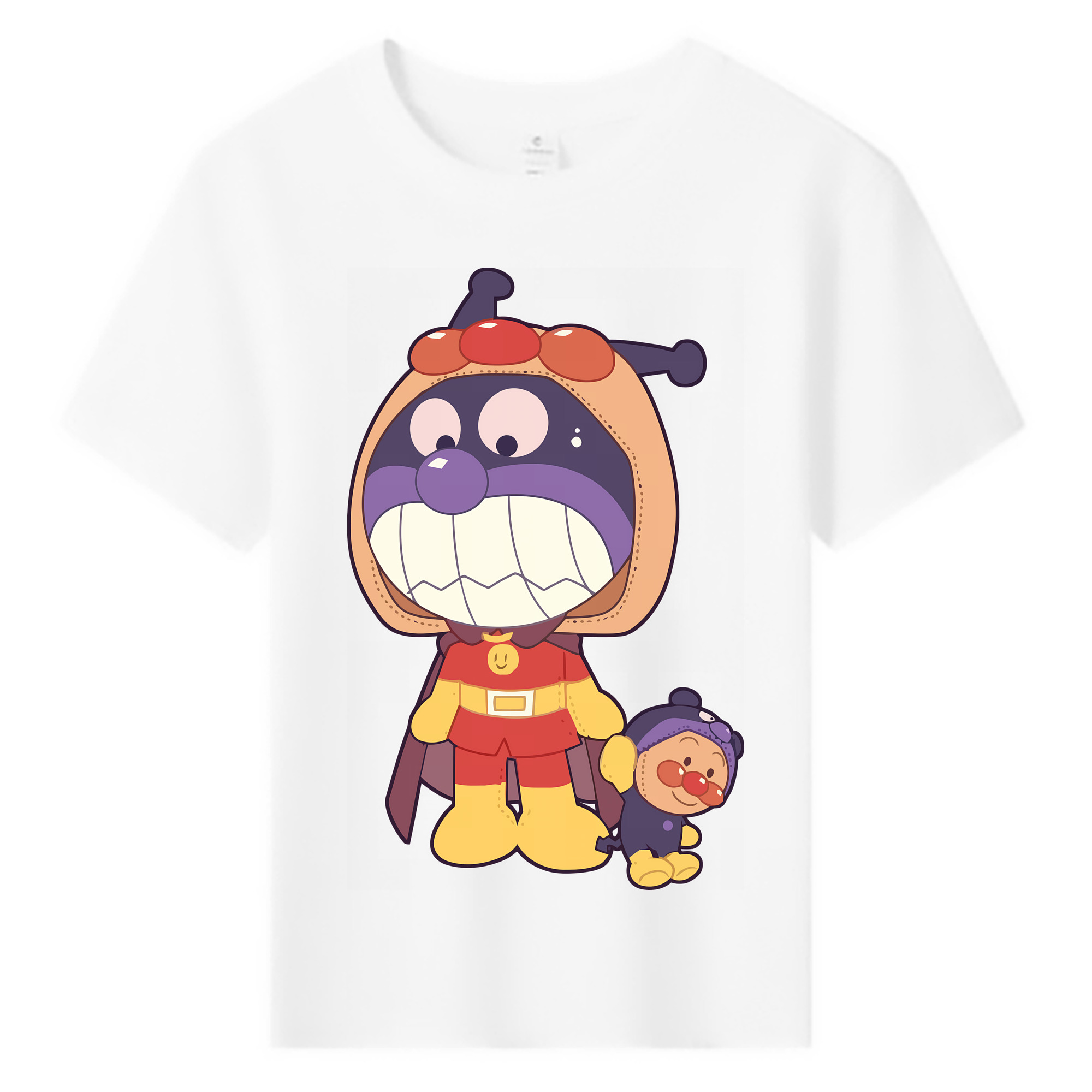 （画像用） アンパンマン Anpanman 綿100％キッズTシャツ（フロントプリント）