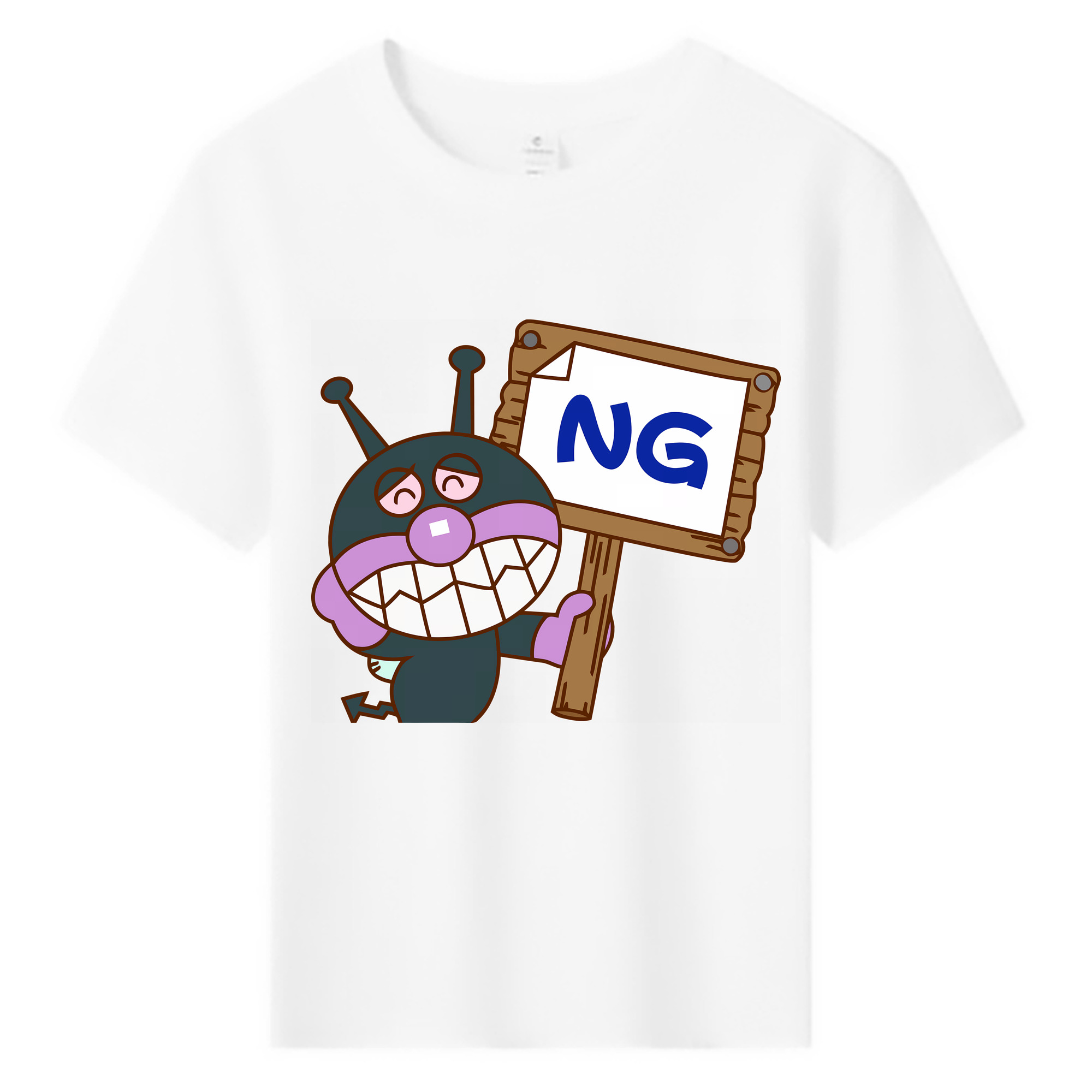 （画像用） アンパンマン Anpanman 綿100％キッズTシャツ（フロントプリント）