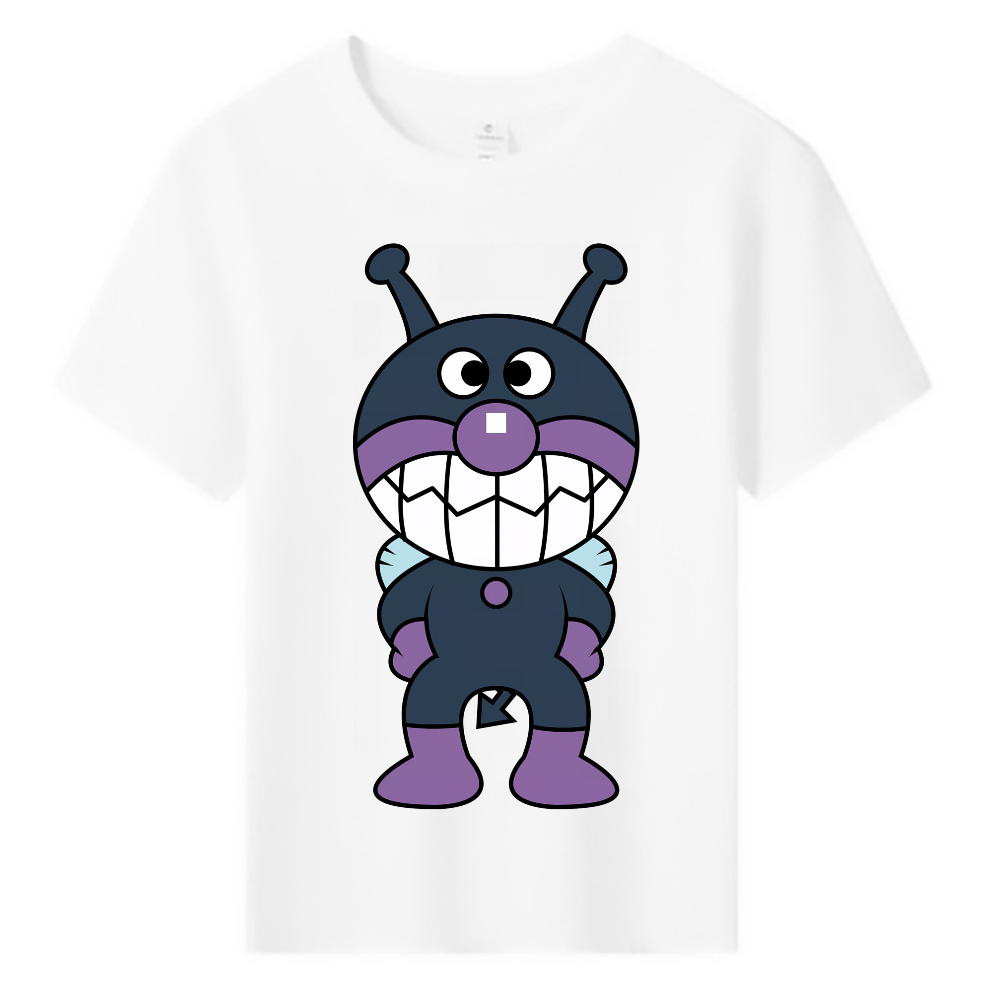（画像用） アンパンマン Anpanman 綿100％キッズTシャツ（フロントプリント）