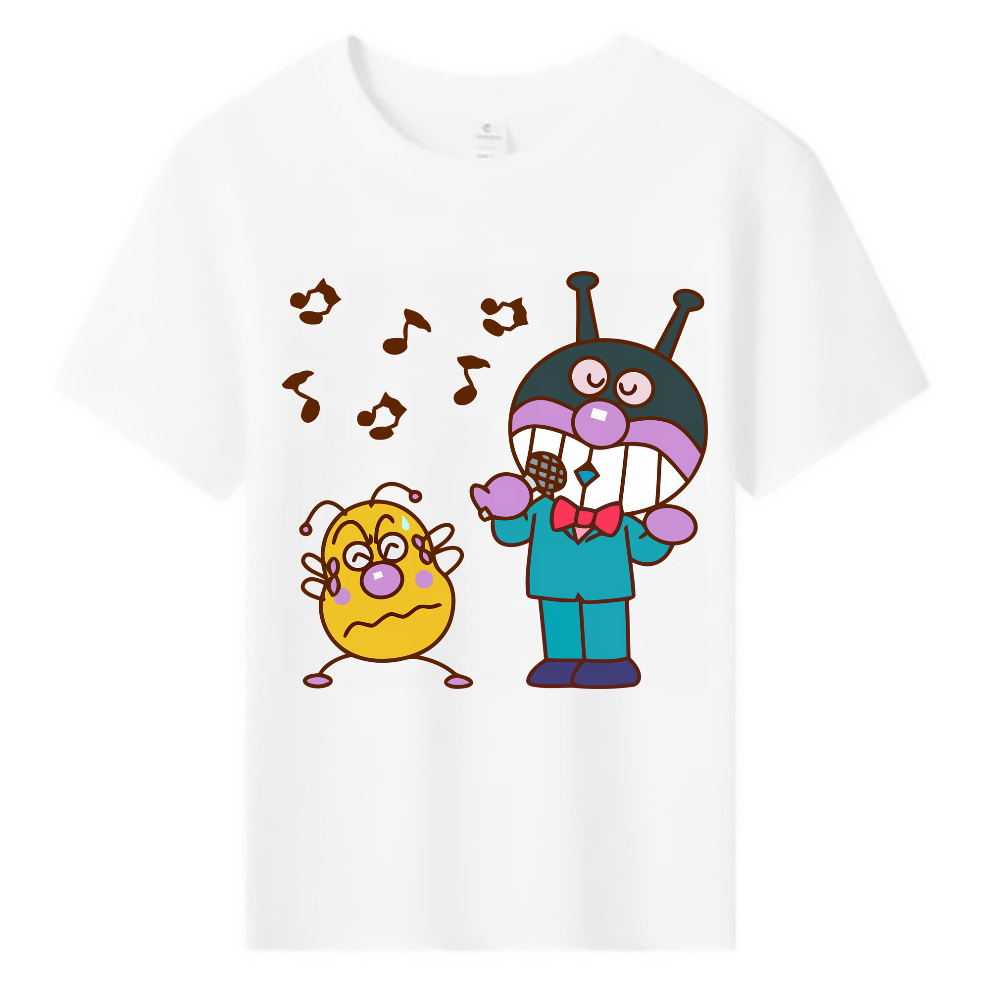 （画像用） アンパンマン Anpanman 綿100％キッズTシャツ（フロントプリント）