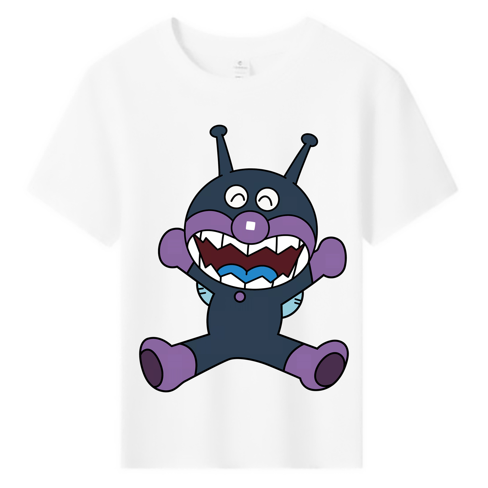 （画像用） アンパンマン Anpanman 綿100％キッズTシャツ（フロントプリント）