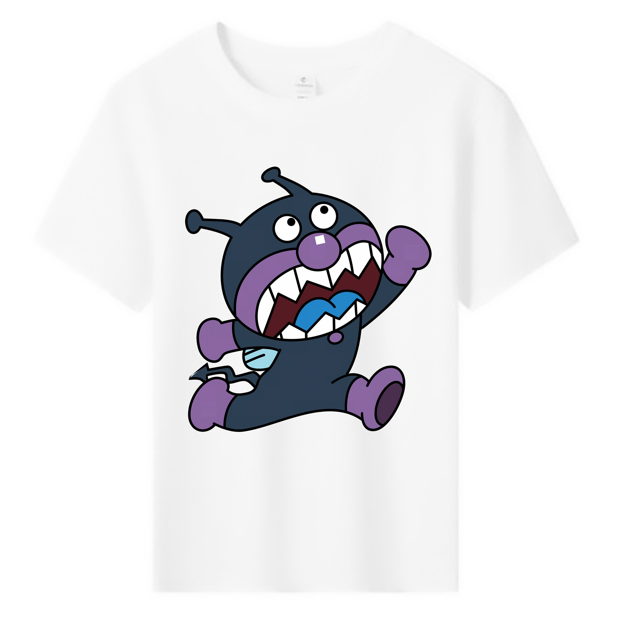 （画像用） アンパンマン Anpanman 綿100％キッズTシャツ（フロントプリント）