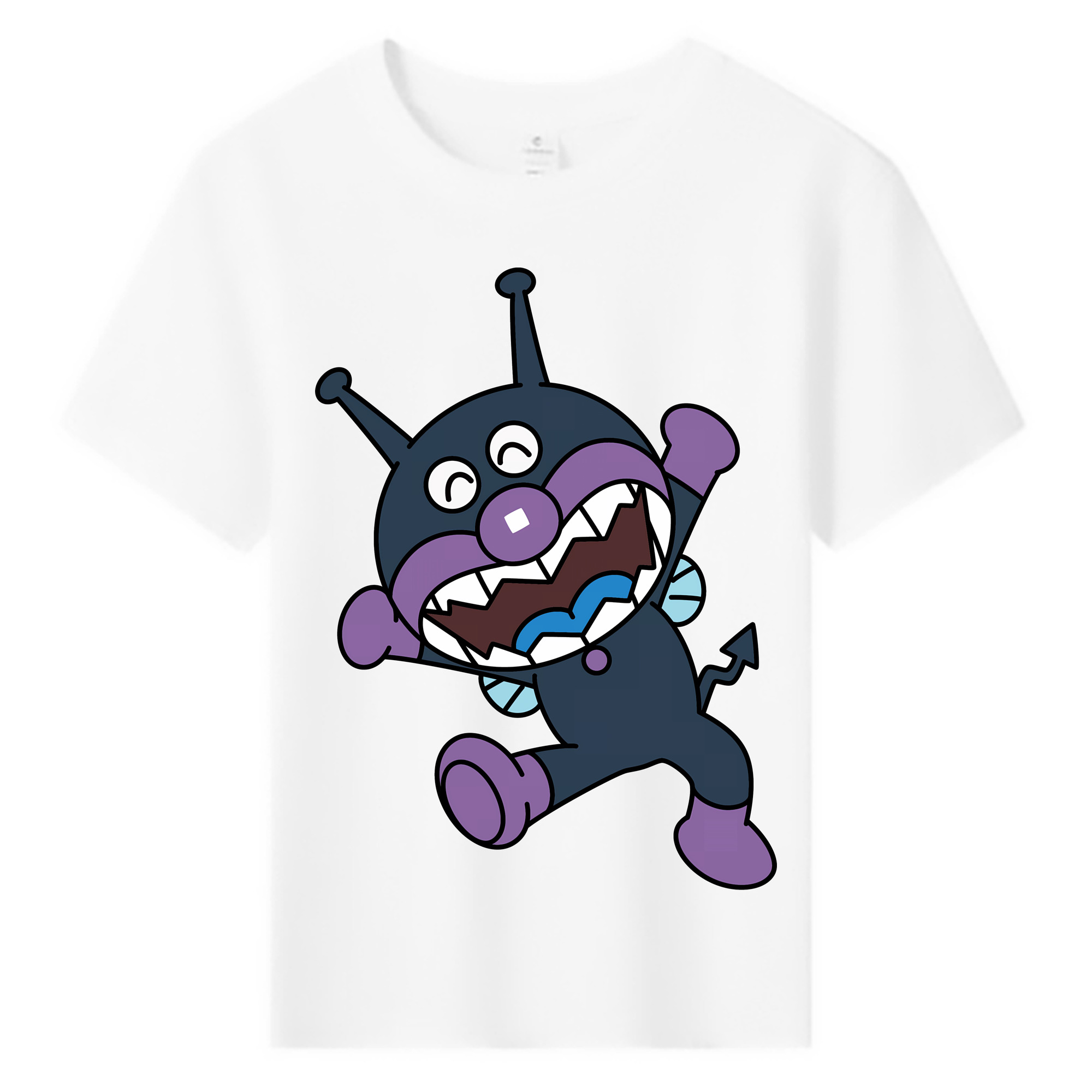 （画像用） アンパンマン Anpanman 綿100％キッズTシャツ（フロントプリント）