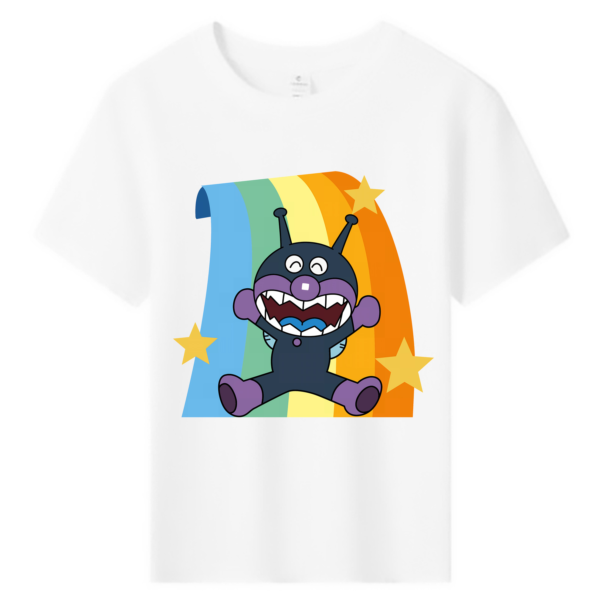 （画像用） アンパンマン Anpanman 綿100％キッズTシャツ（フロントプリント）