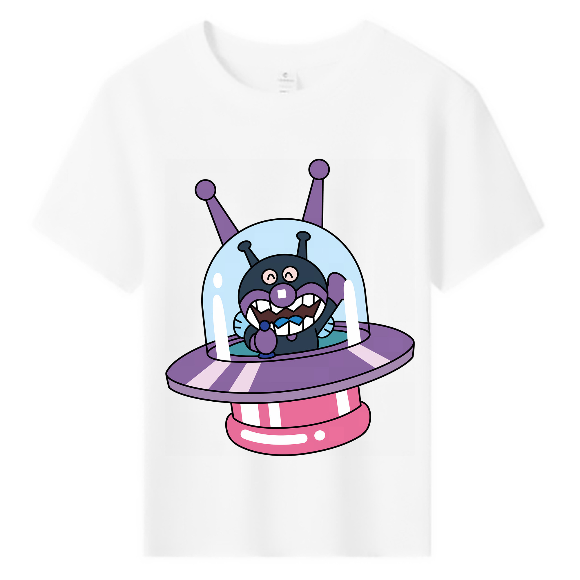 （画像用） アンパンマン Anpanman 綿100％キッズTシャツ（フロントプリント）