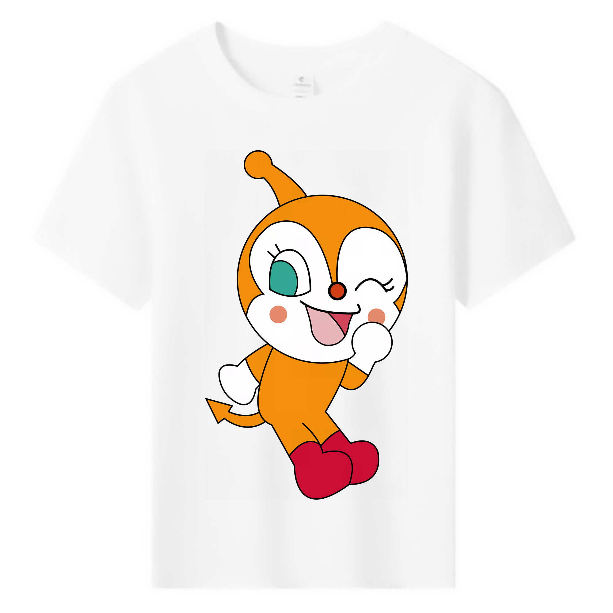 （画像用） アンパンマン Anpanman 綿100％キッズTシャツ（フロントプリント）