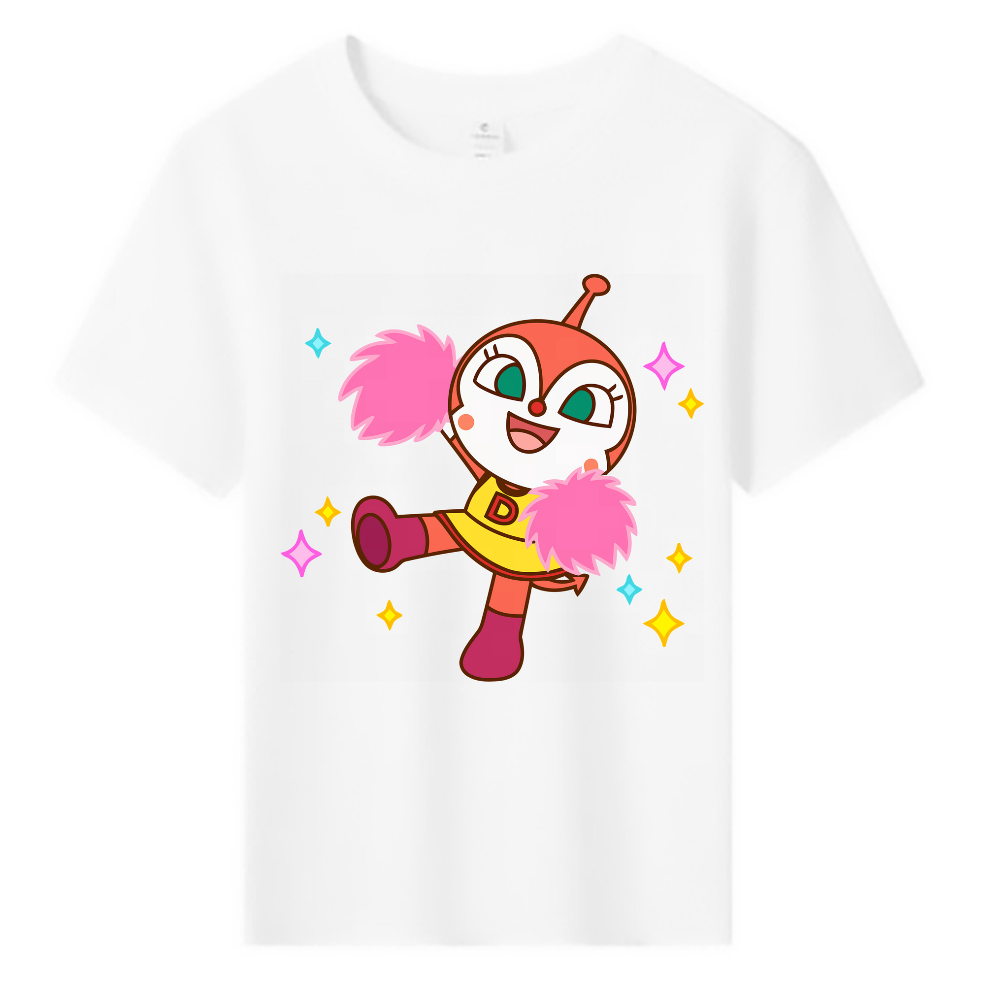 （画像用） アンパンマン Anpanman 綿100％キッズTシャツ（フロントプリント）