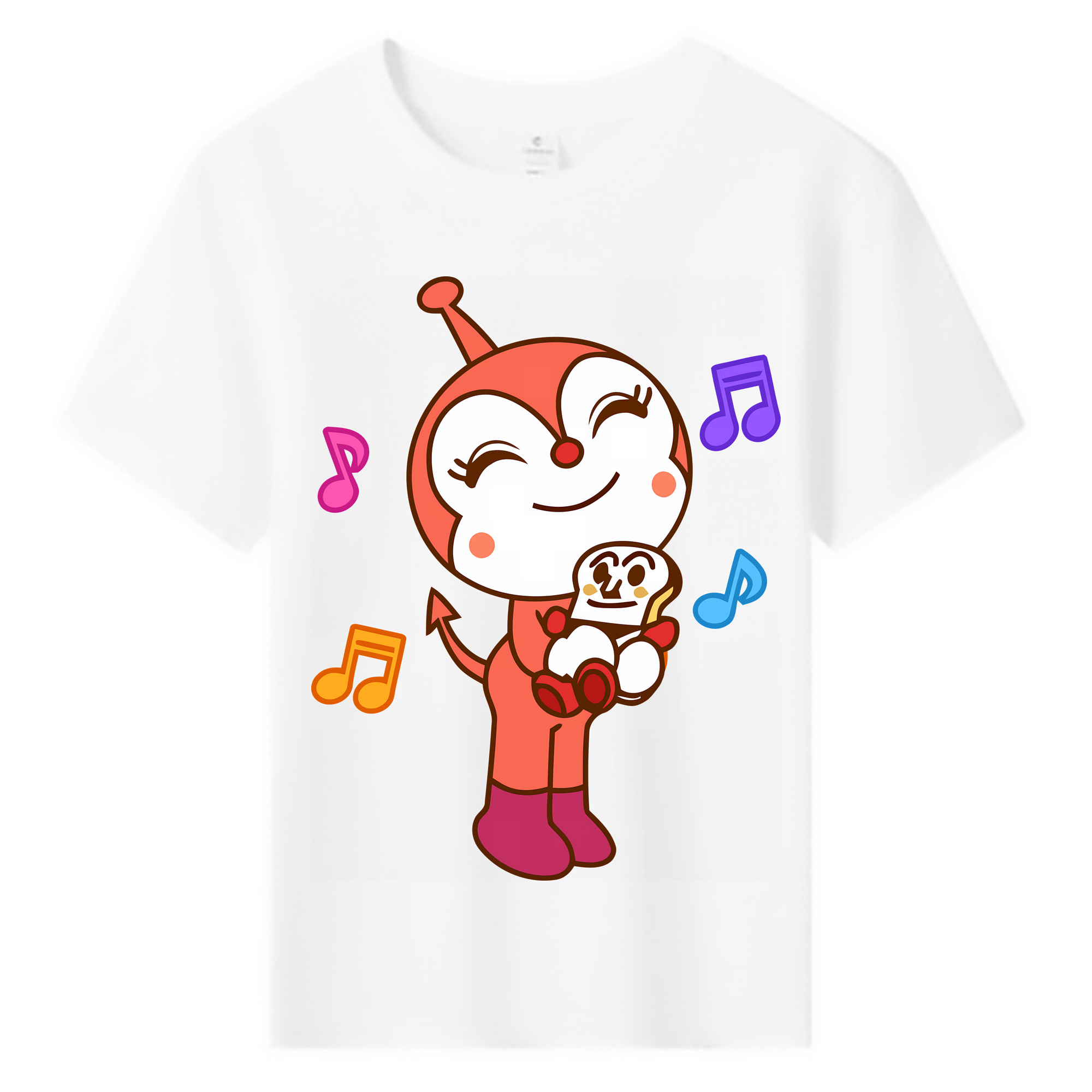 （画像用） アンパンマン Anpanman 綿100％キッズTシャツ（フロントプリント）