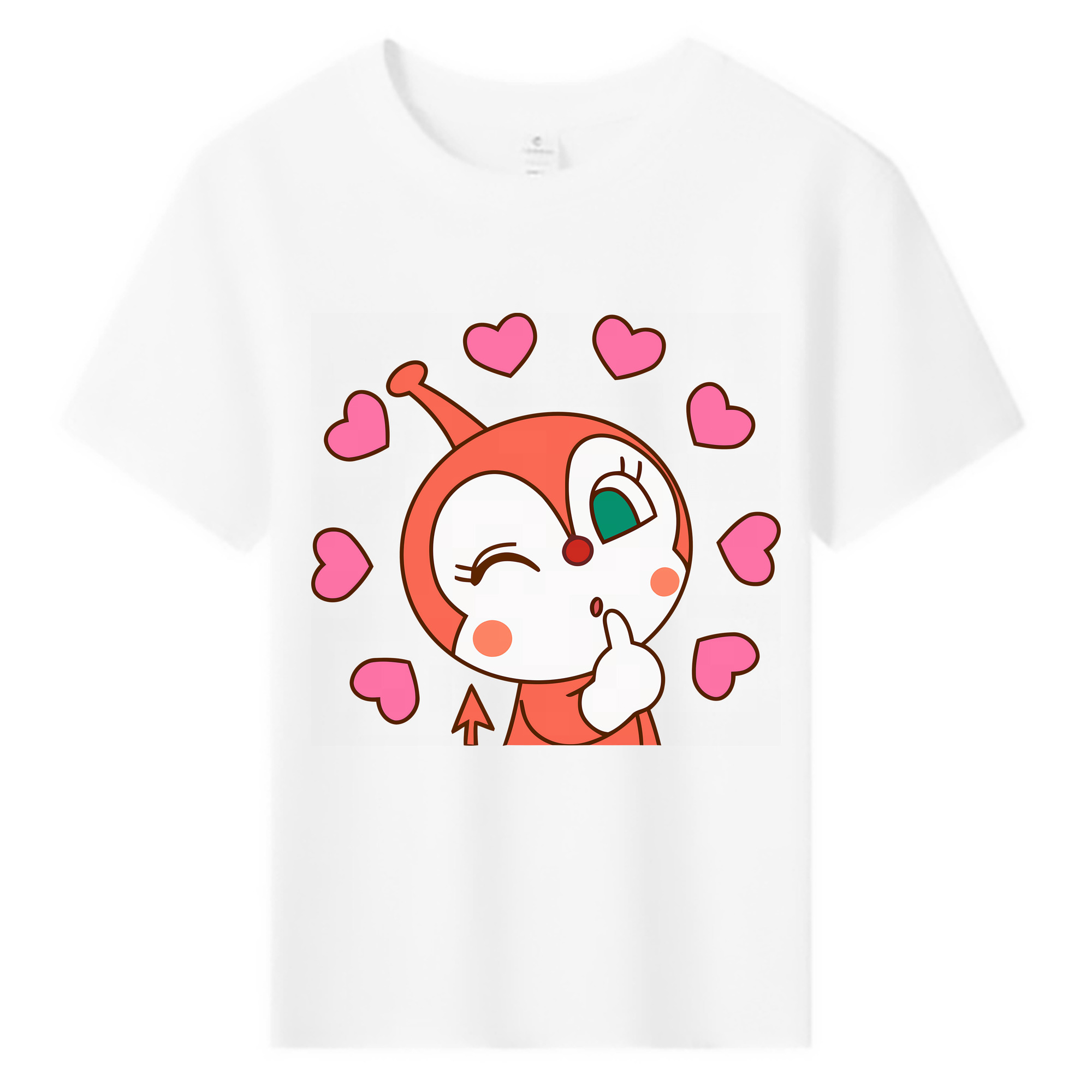（画像用） アンパンマン Anpanman 綿100％キッズTシャツ（フロントプリント）