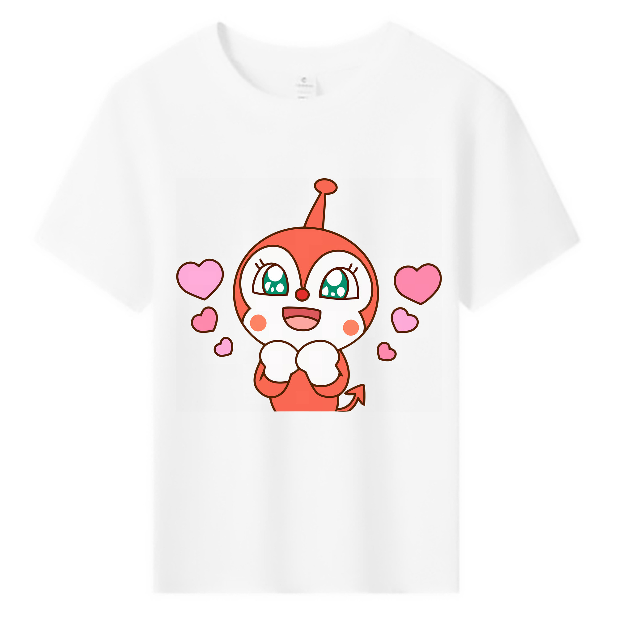 （画像用） アンパンマン Anpanman 綿100％キッズTシャツ（フロントプリント）