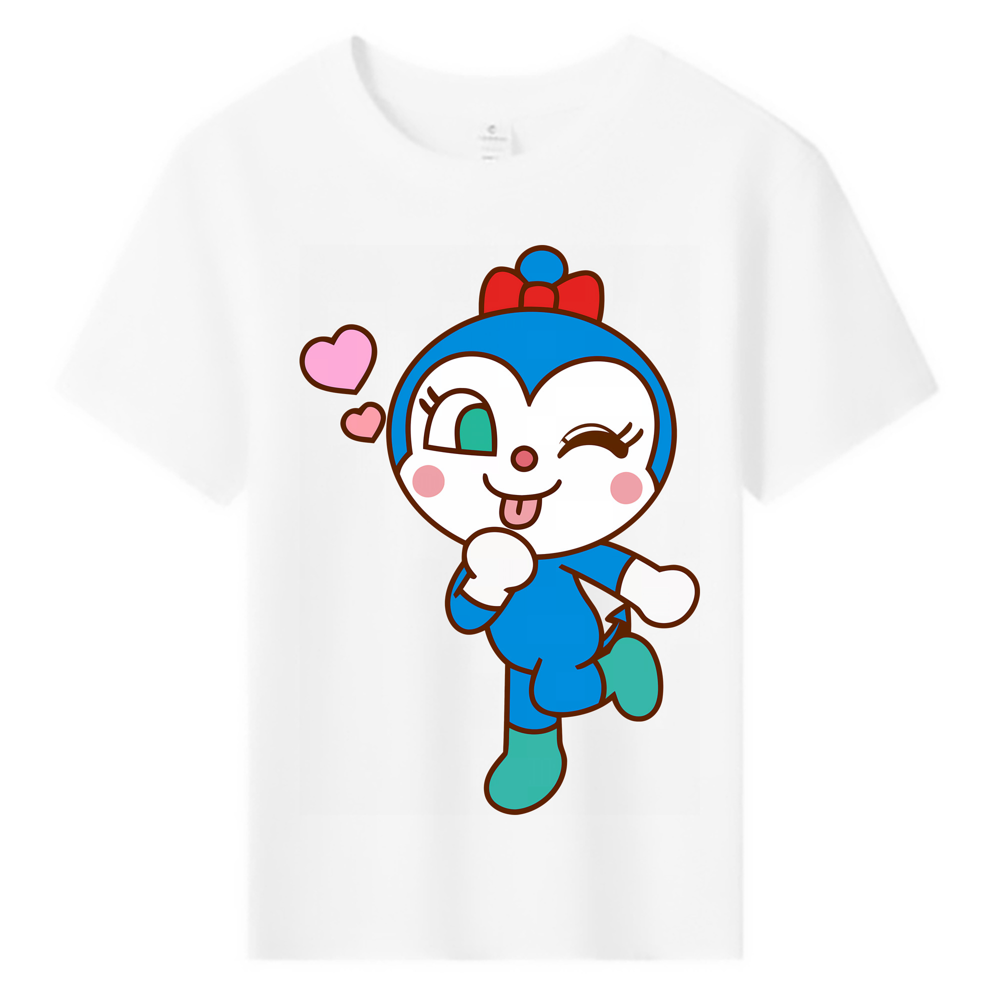 （画像用） アンパンマン Anpanman 綿100％キッズTシャツ（フロントプリント）