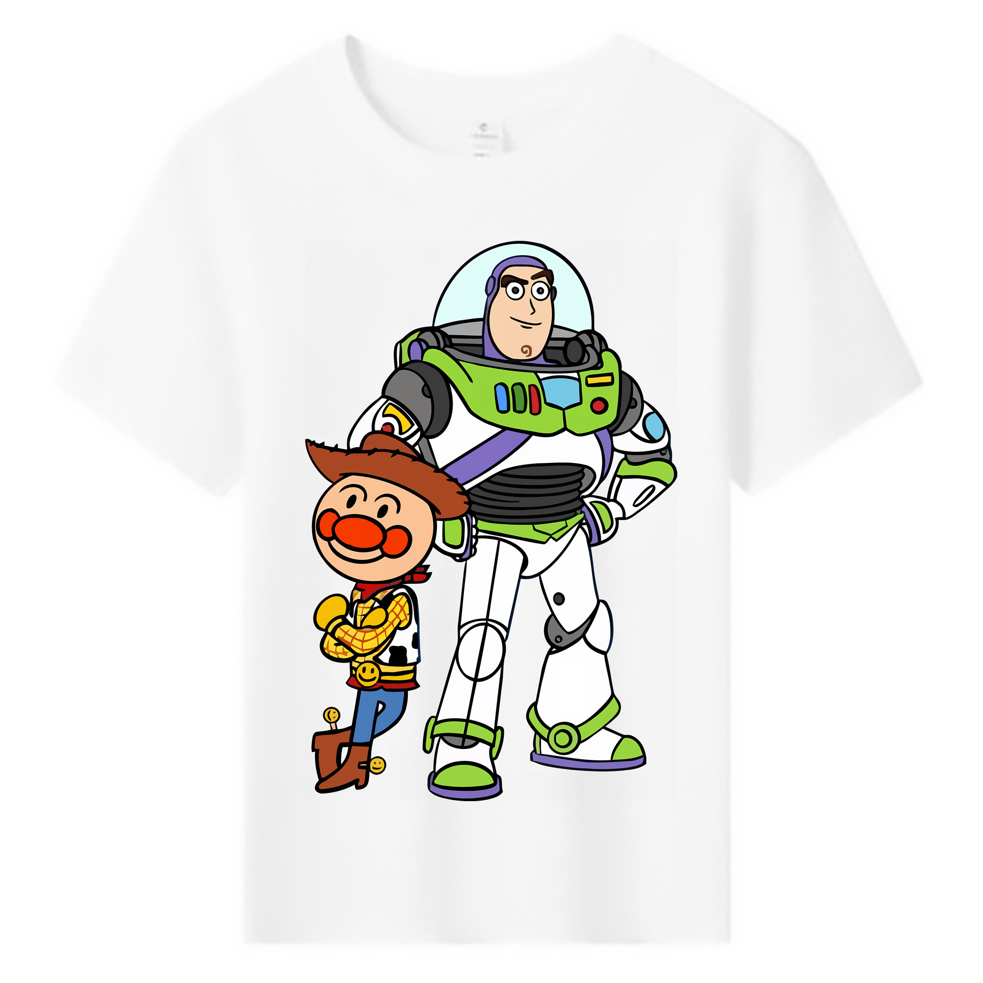 （画像用） アンパンマン Anpanman 綿100％キッズTシャツ（フロントプリント）