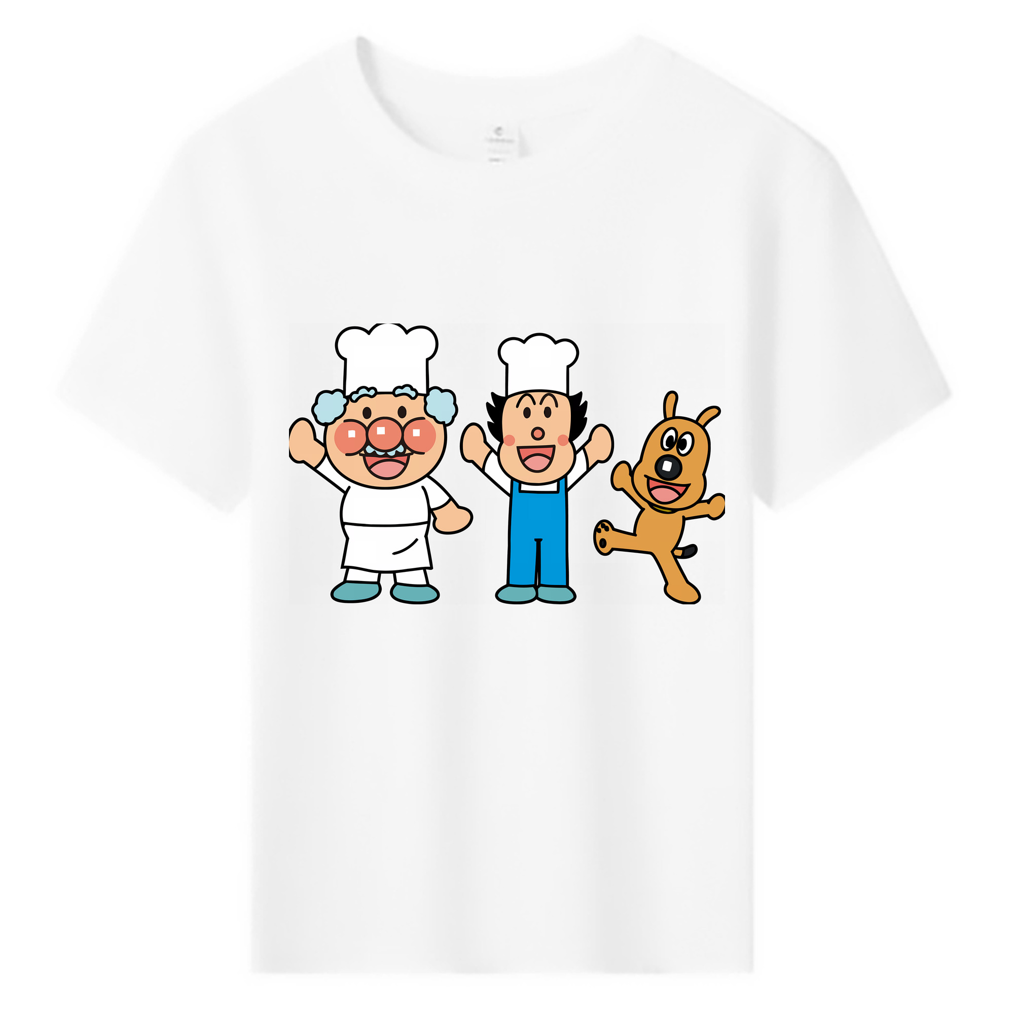 （画像用） アンパンマン Anpanman 綿100％キッズTシャツ（フロントプリント）