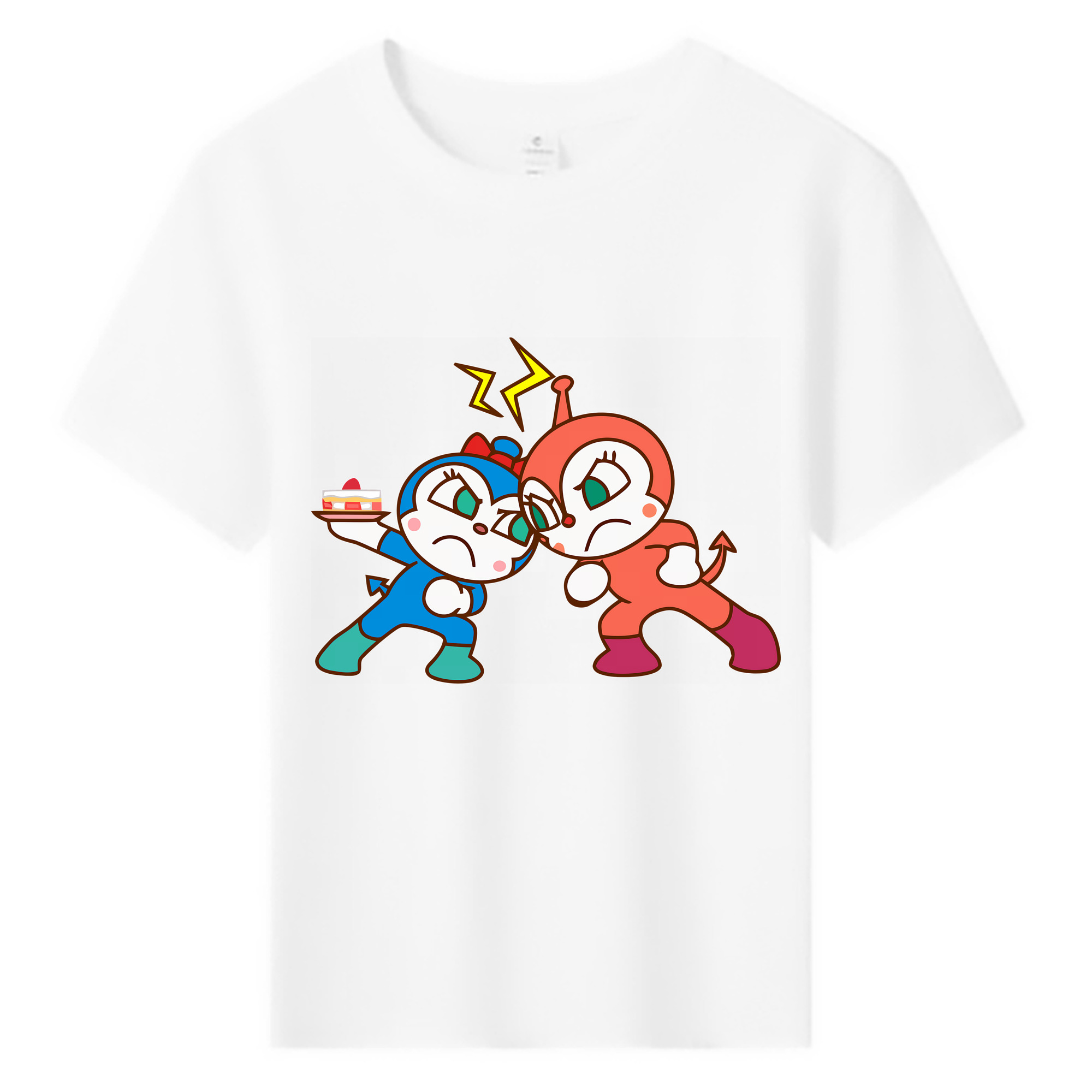 （画像用） アンパンマン Anpanman 綿100％キッズTシャツ（フロントプリント）