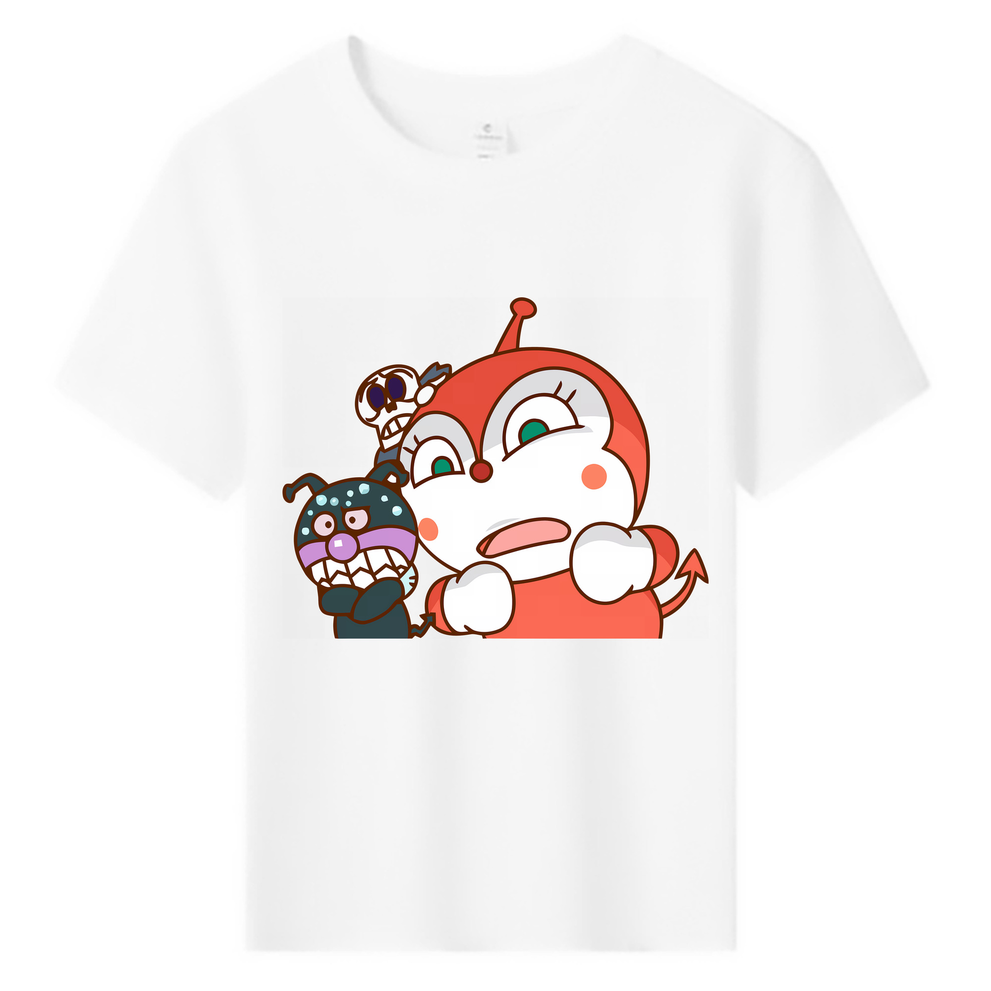 （画像用） アンパンマン Anpanman 綿100％キッズTシャツ（フロントプリント）