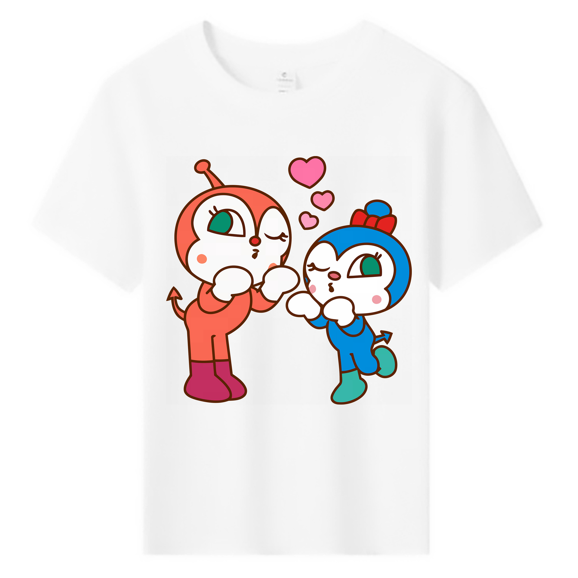 （画像用） アンパンマン Anpanman 綿100％キッズTシャツ（フロントプリント）