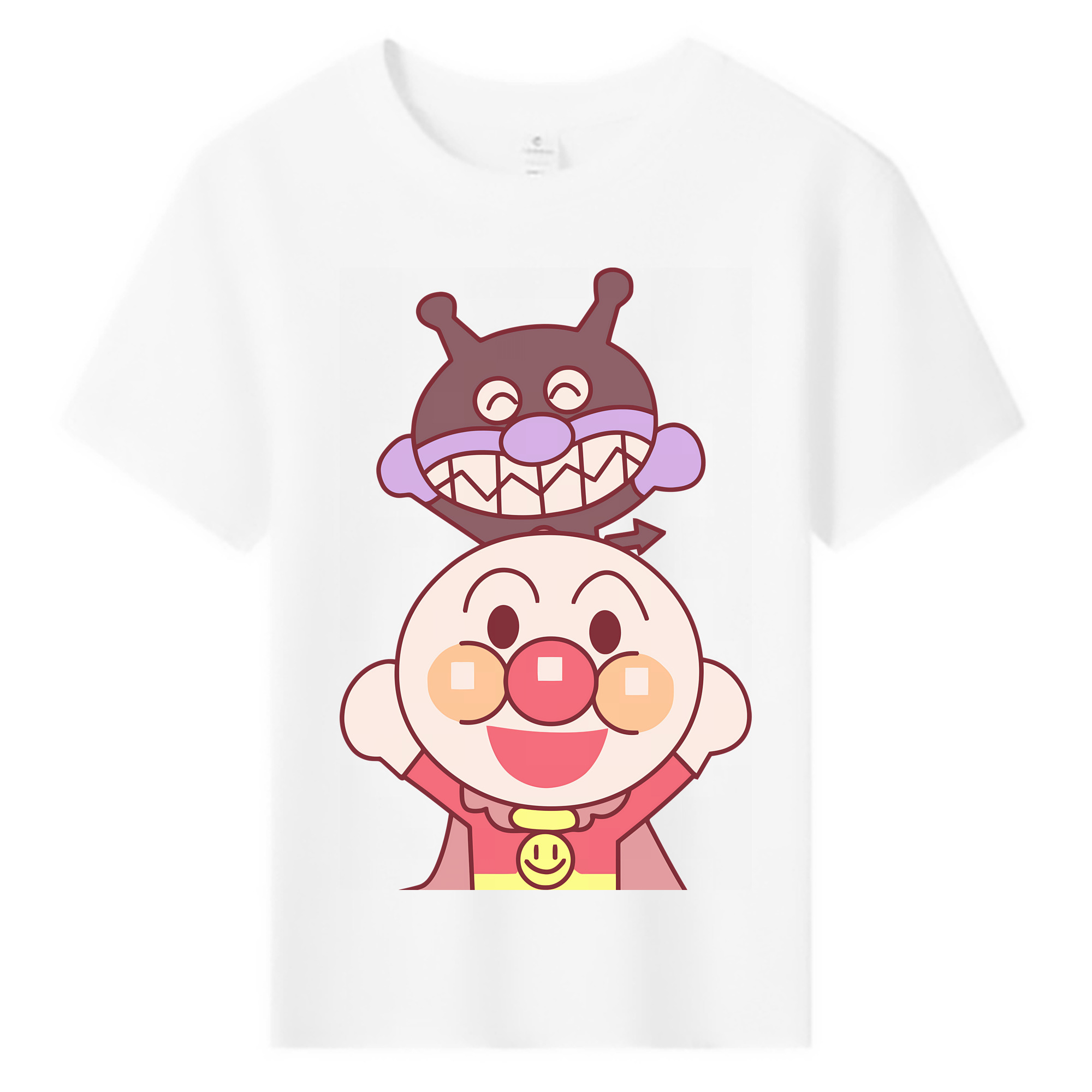 （画像用） アンパンマン Anpanman 綿100％キッズTシャツ（フロントプリント）