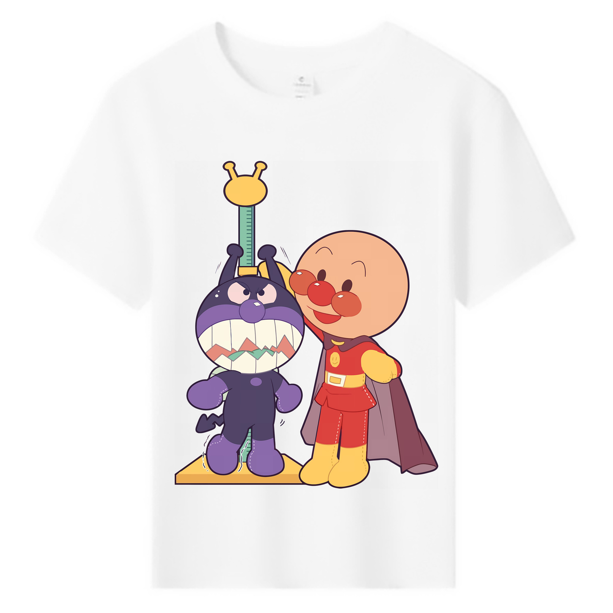 （画像用） アンパンマン Anpanman 綿100％キッズTシャツ（フロントプリント）
