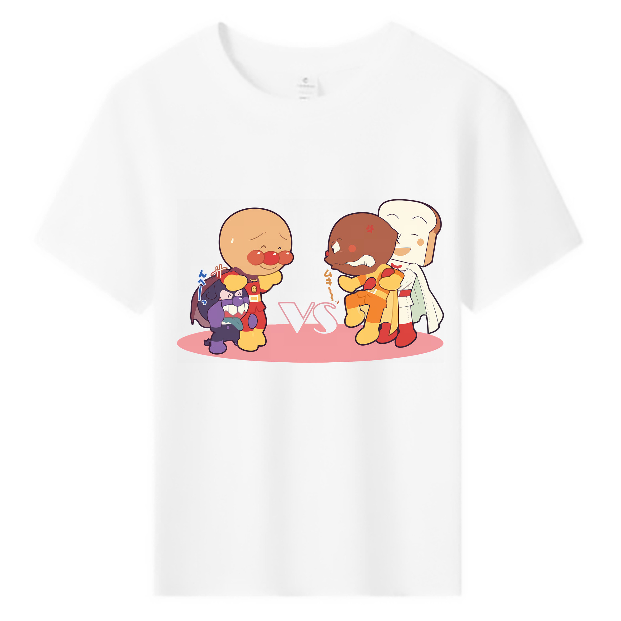 （画像用） アンパンマン Anpanman 綿100％キッズTシャツ（フロントプリント）