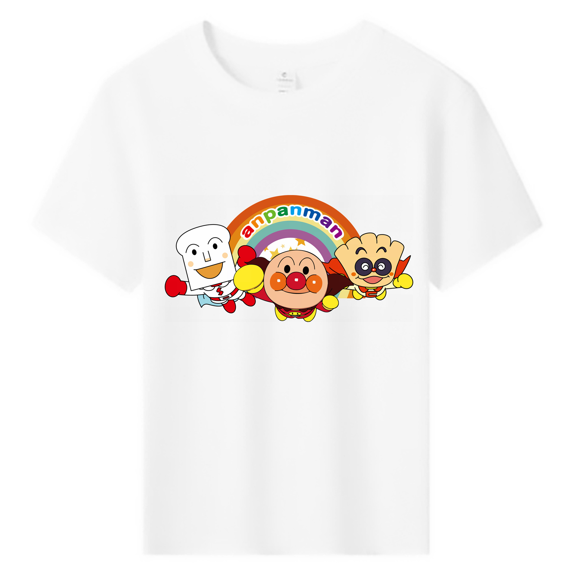 （画像用） アンパンマン Anpanman 綿100％キッズTシャツ（フロントプリント）
