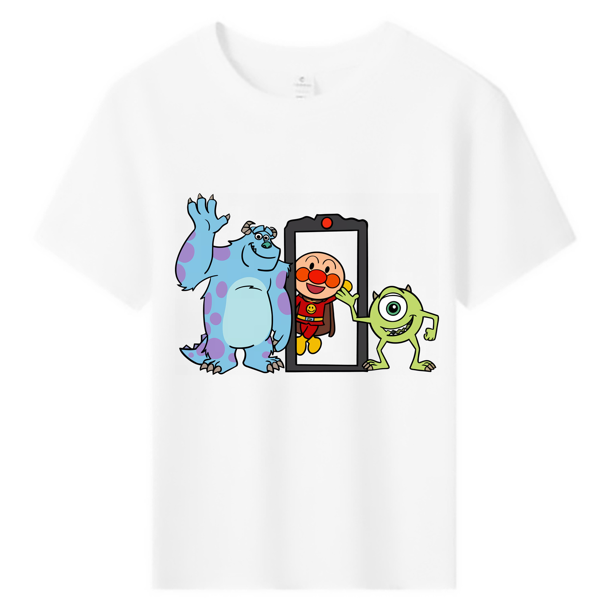 （画像用） アンパンマン Anpanman 綿100％キッズTシャツ（フロントプリント）