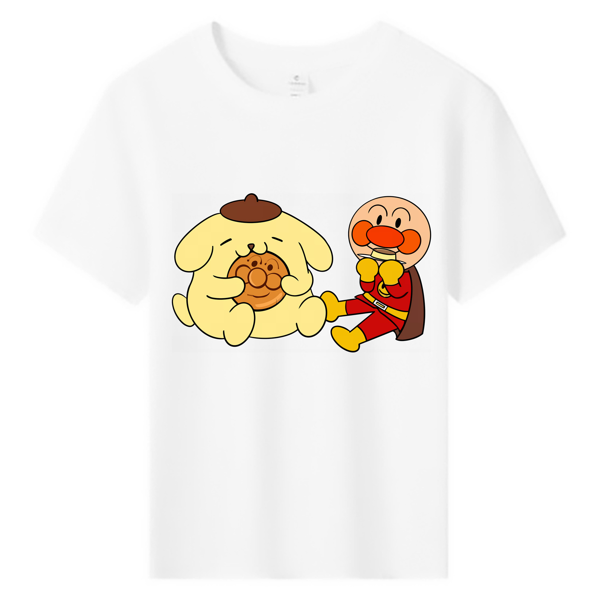 （画像用） アンパンマン Anpanman 綿100％キッズTシャツ（フロントプリント）