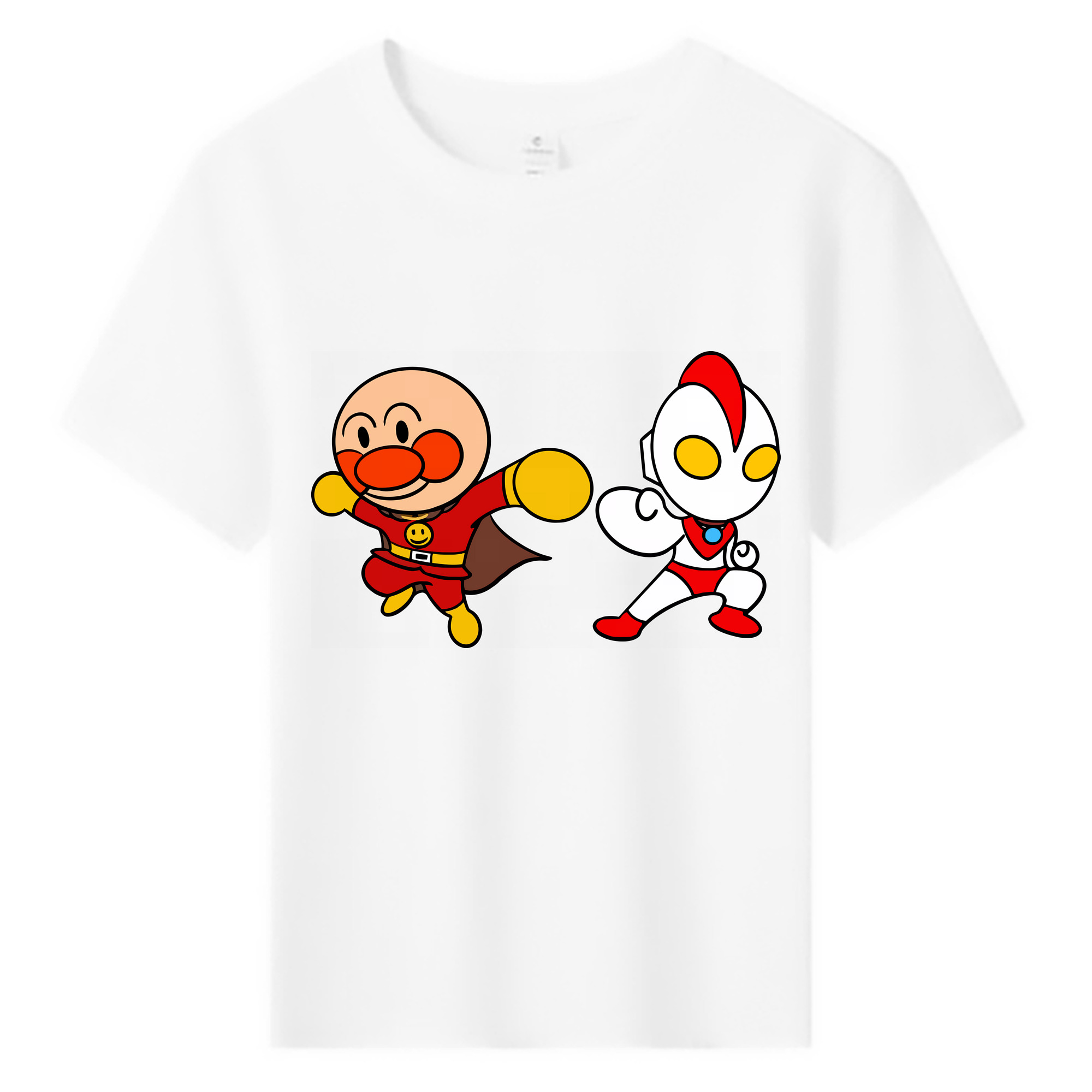 （画像用） アンパンマン Anpanman 綿100％キッズTシャツ（フロントプリント）
