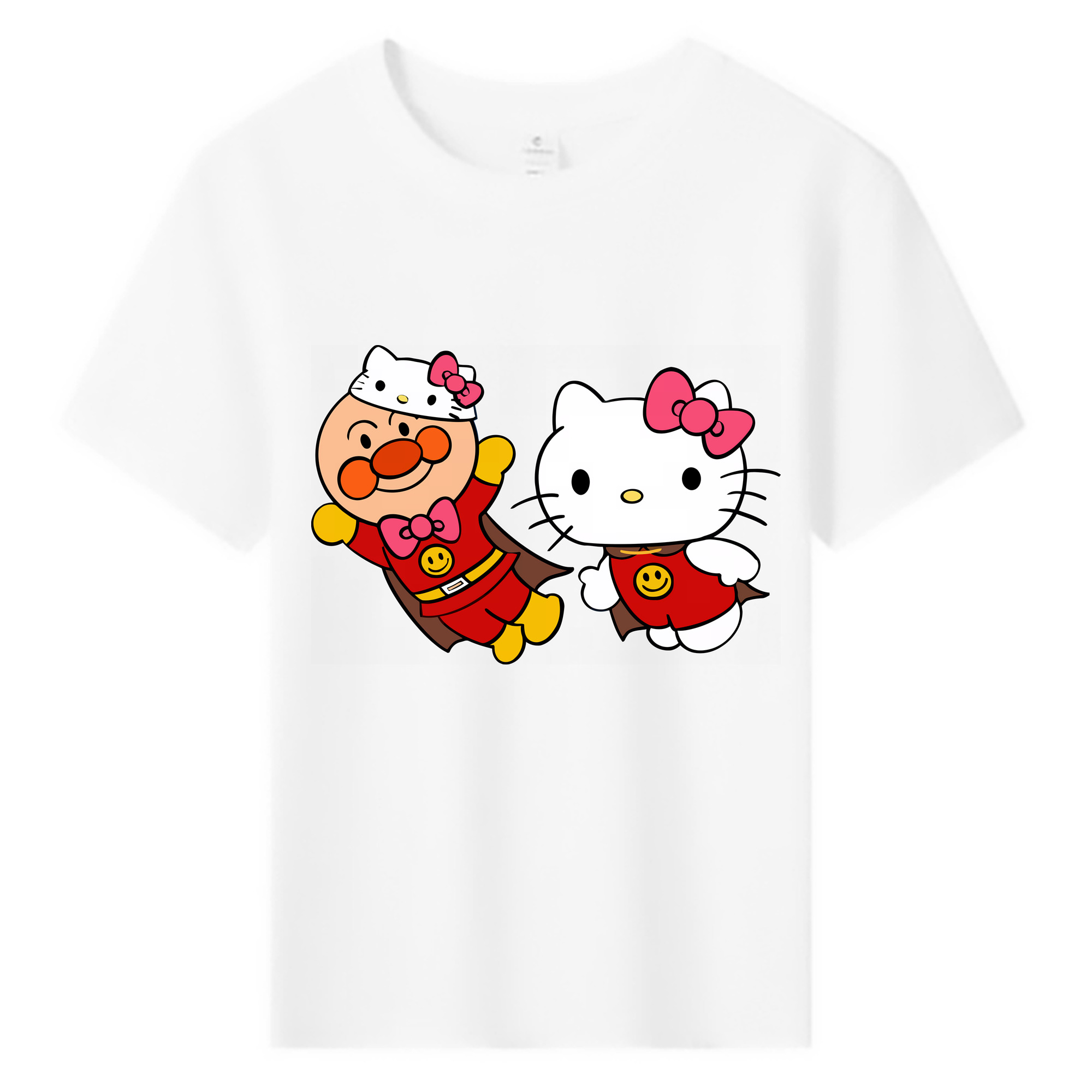 （画像用） アンパンマン Anpanman 綿100％キッズTシャツ（フロントプリント）