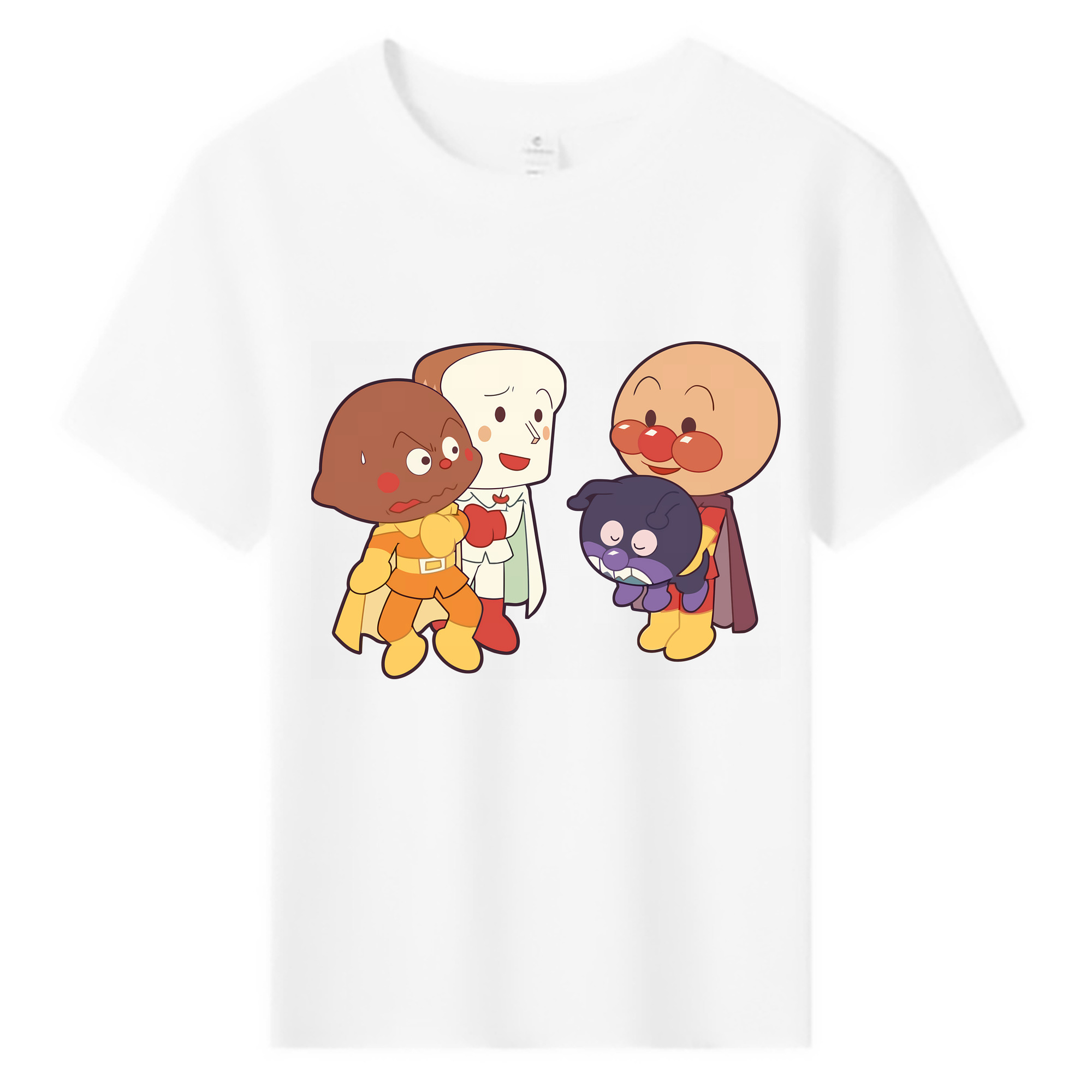 （画像用） アンパンマン Anpanman 綿100％キッズTシャツ（フロントプリント）