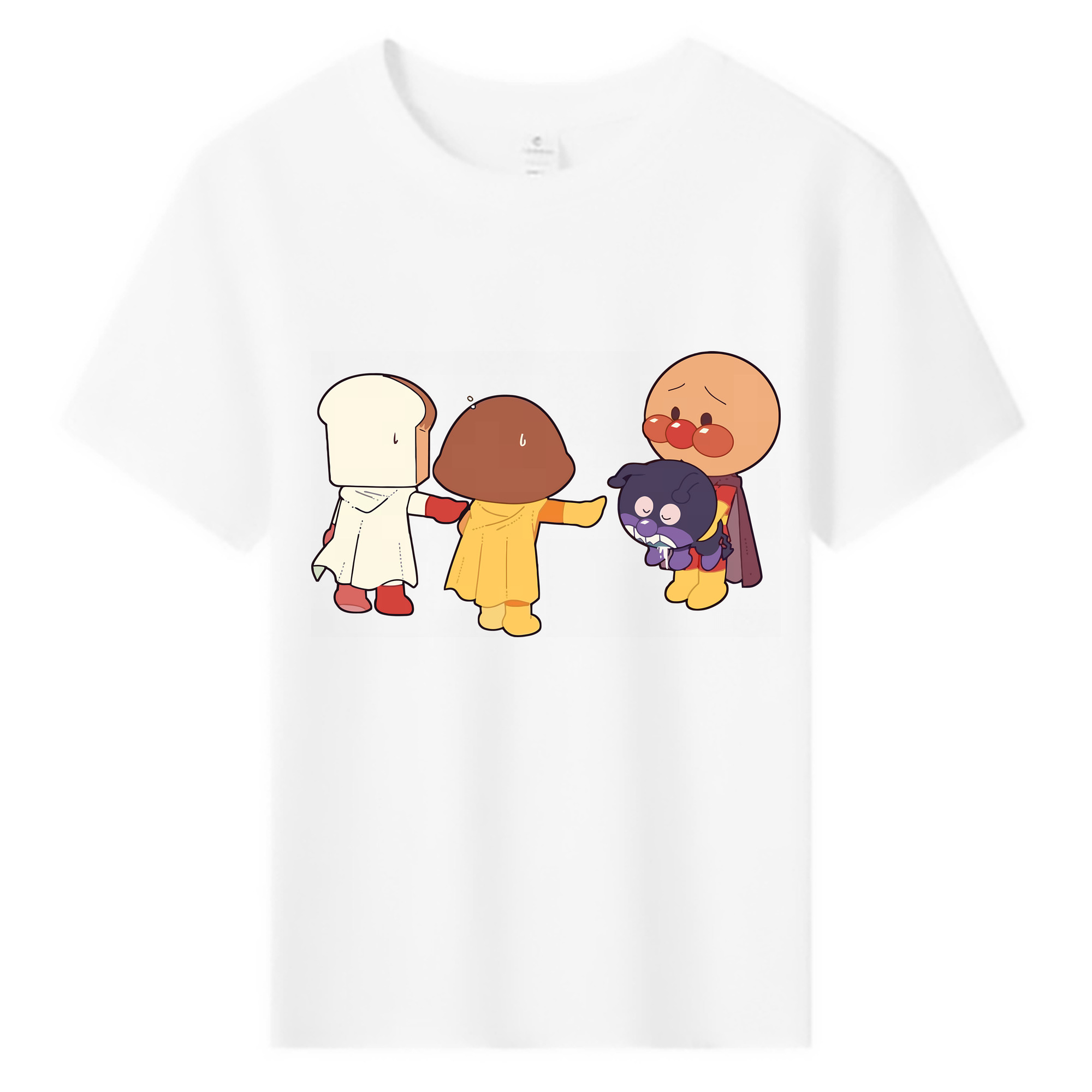 （画像用） アンパンマン Anpanman 綿100％キッズTシャツ（フロントプリント）