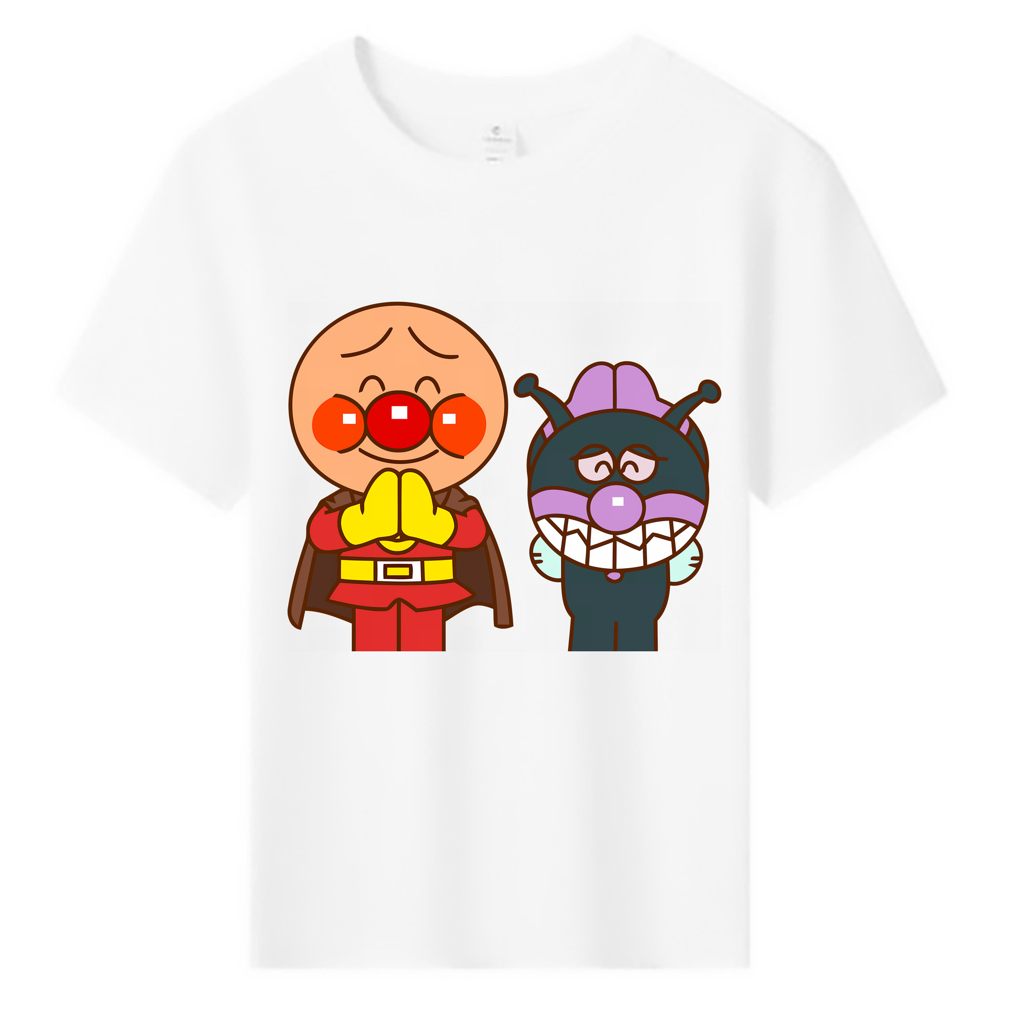 （画像用） アンパンマン Anpanman 綿100％キッズTシャツ（フロントプリント）