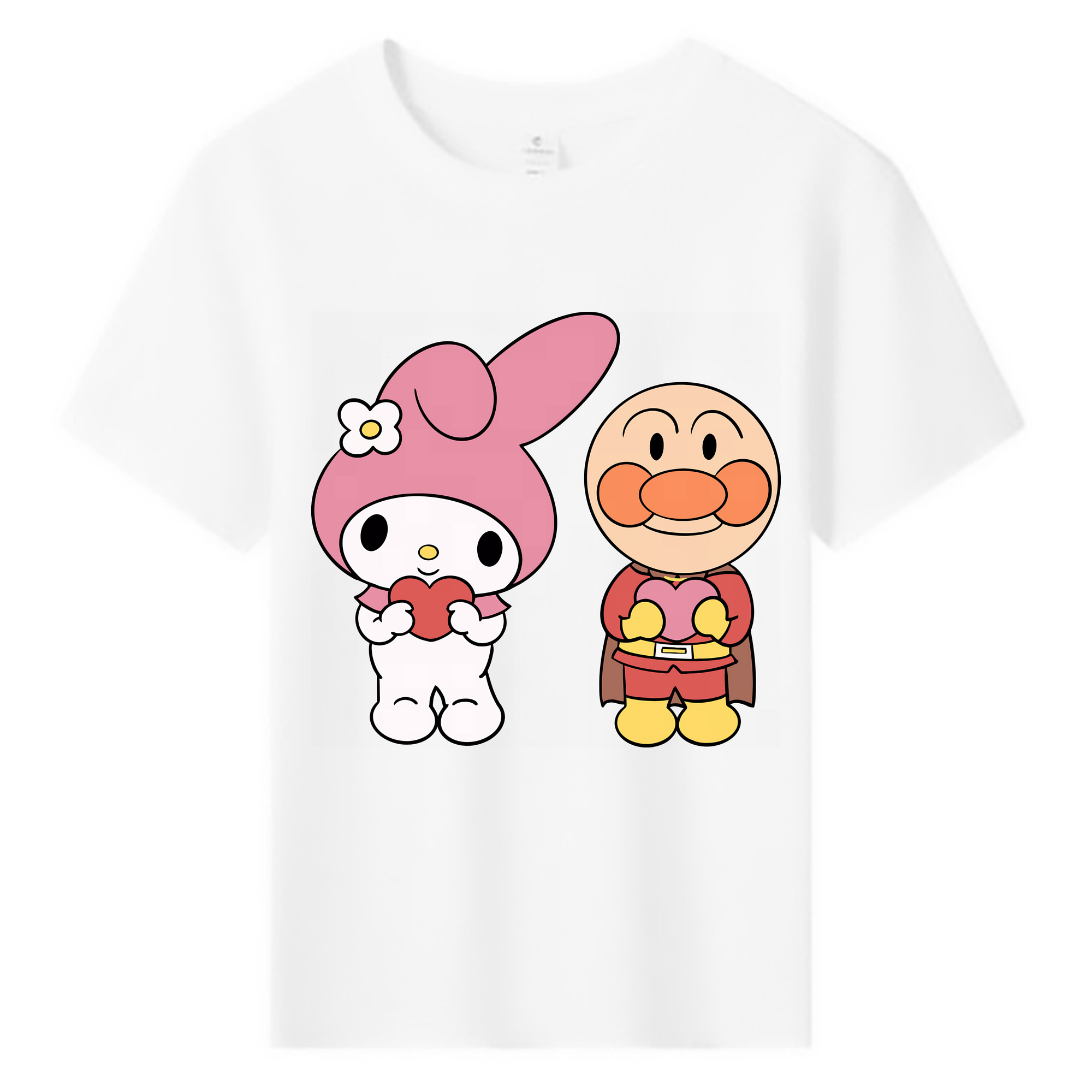 （画像用） アンパンマン Anpanman 綿100％キッズTシャツ（フロントプリント）
