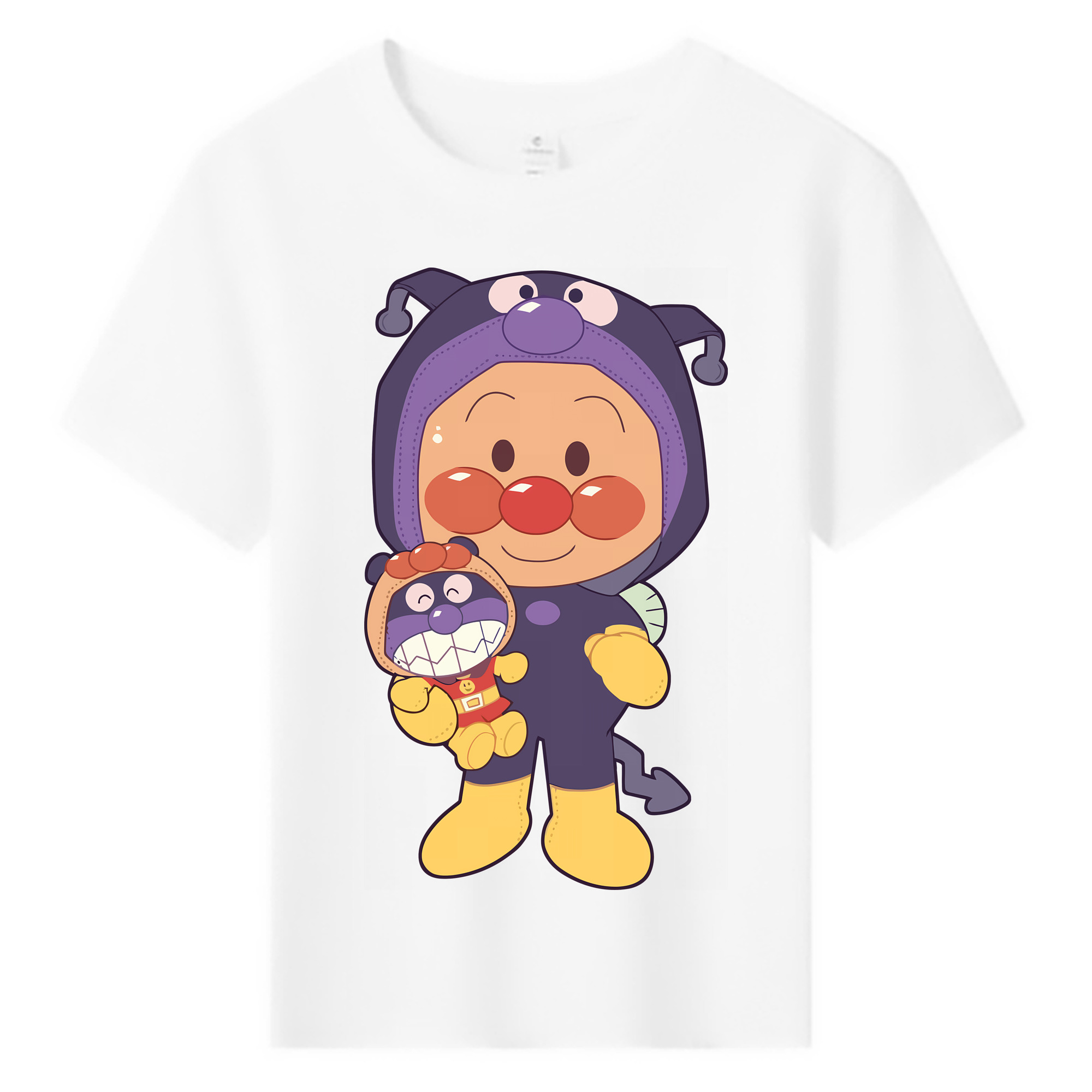 （画像用） アンパンマン Anpanman 綿100％キッズTシャツ（フロントプリント）