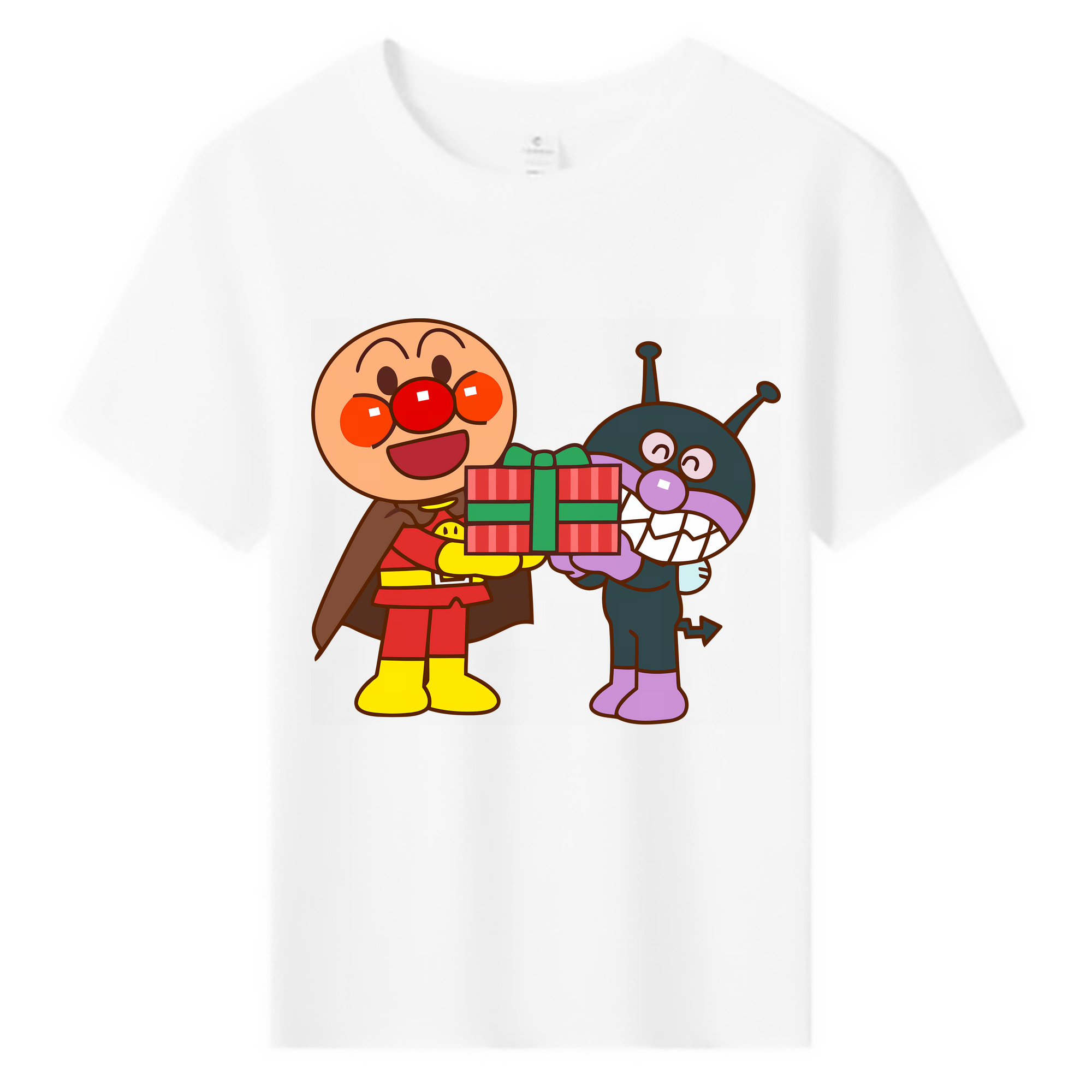 （画像用） アンパンマン Anpanman 綿100％キッズTシャツ（フロントプリント）