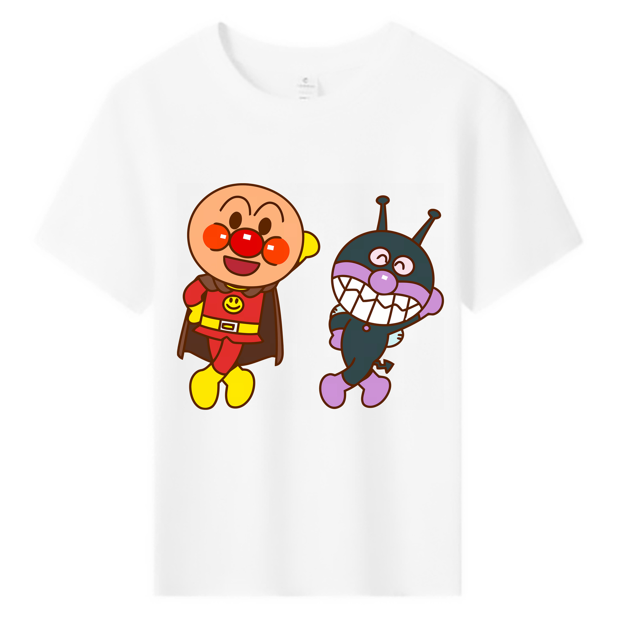 （画像用） アンパンマン Anpanman 綿100％キッズTシャツ（フロントプリント）