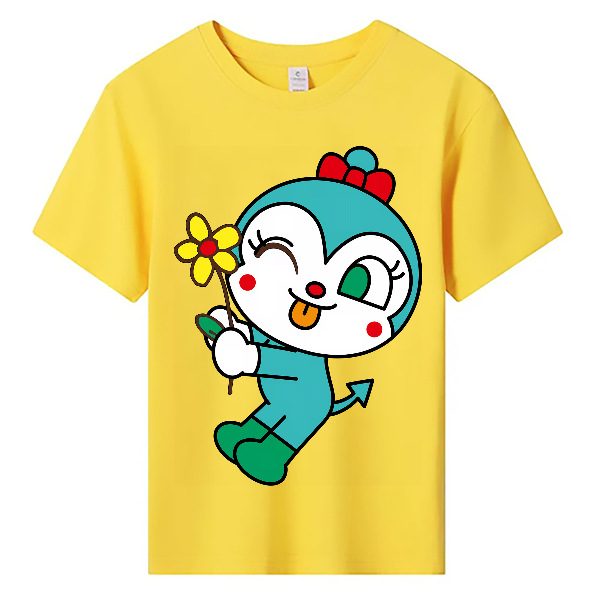 （画像用） アンパンマン Anpanman 綿100％キッズTシャツ（フロントプリント）