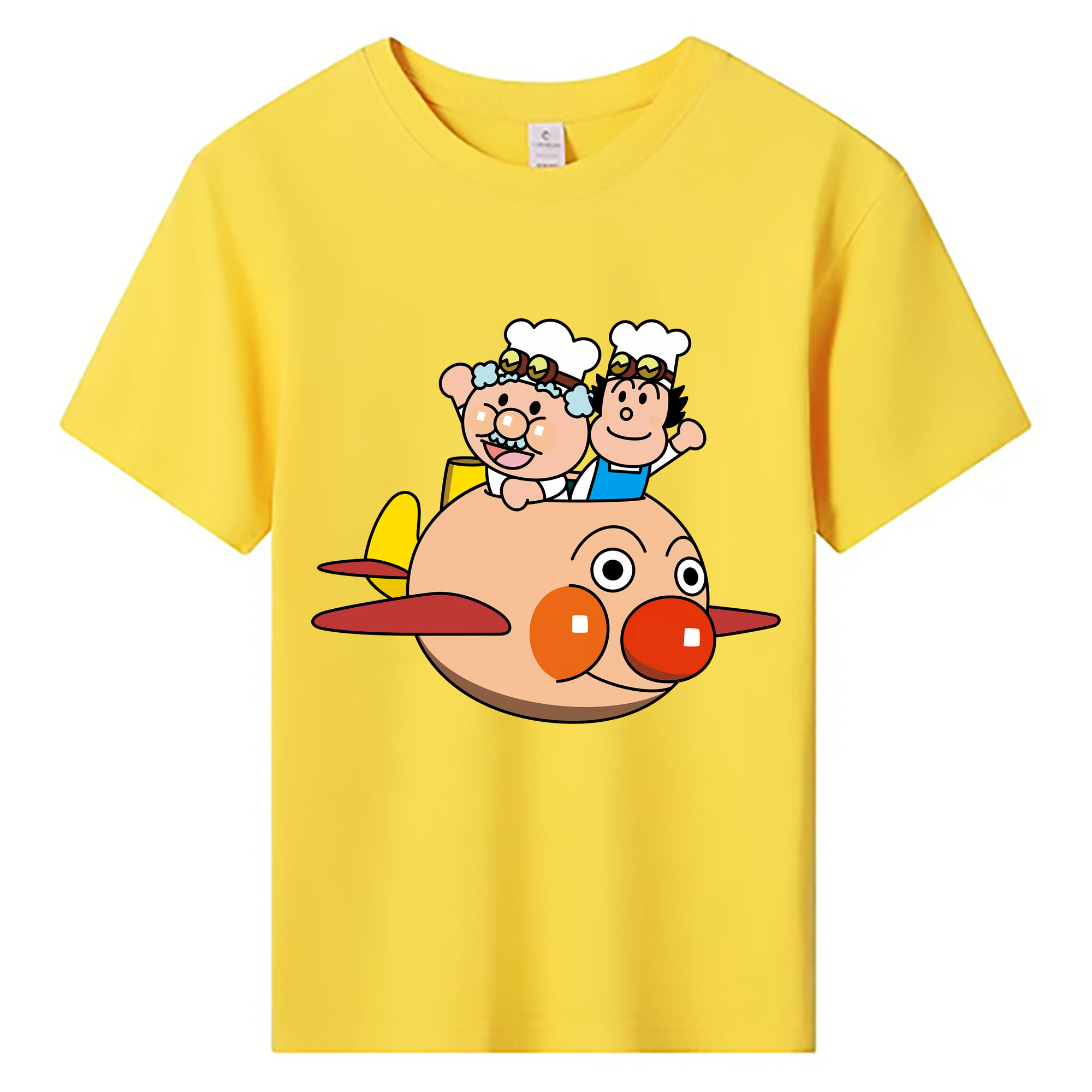 （画像用） アンパンマン Anpanman 綿100％キッズTシャツ（フロントプリント）