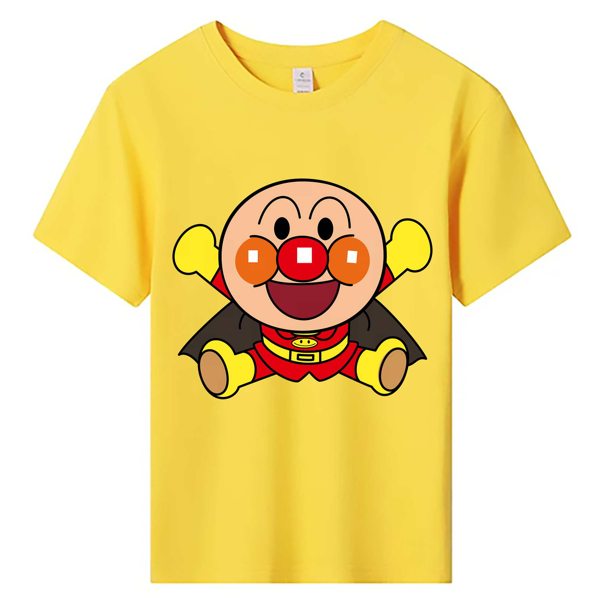 （画像用） アンパンマン Anpanman 綿100％キッズTシャツ（フロントプリント）