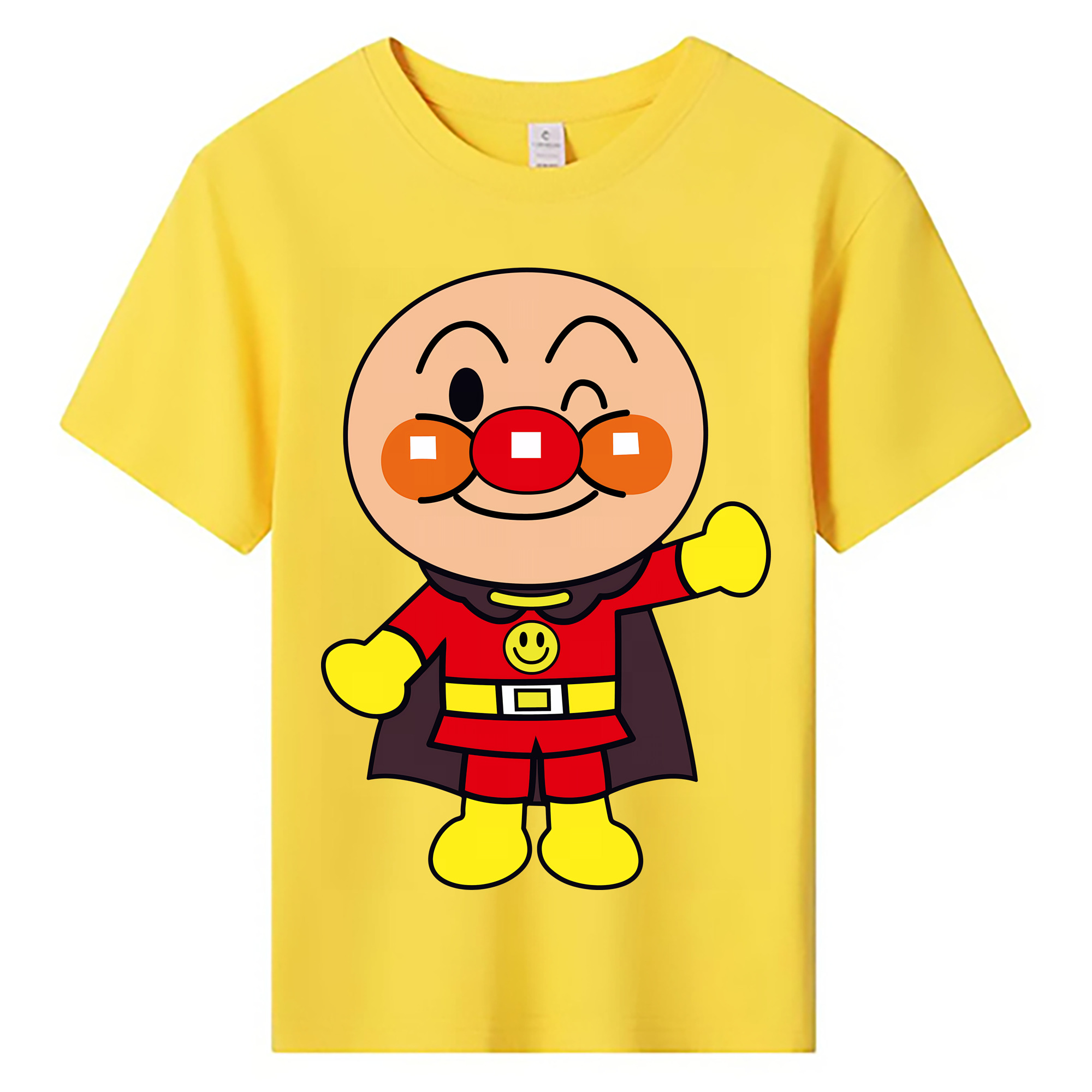 （画像用） アンパンマン Anpanman 綿100％キッズTシャツ（フロントプリント）