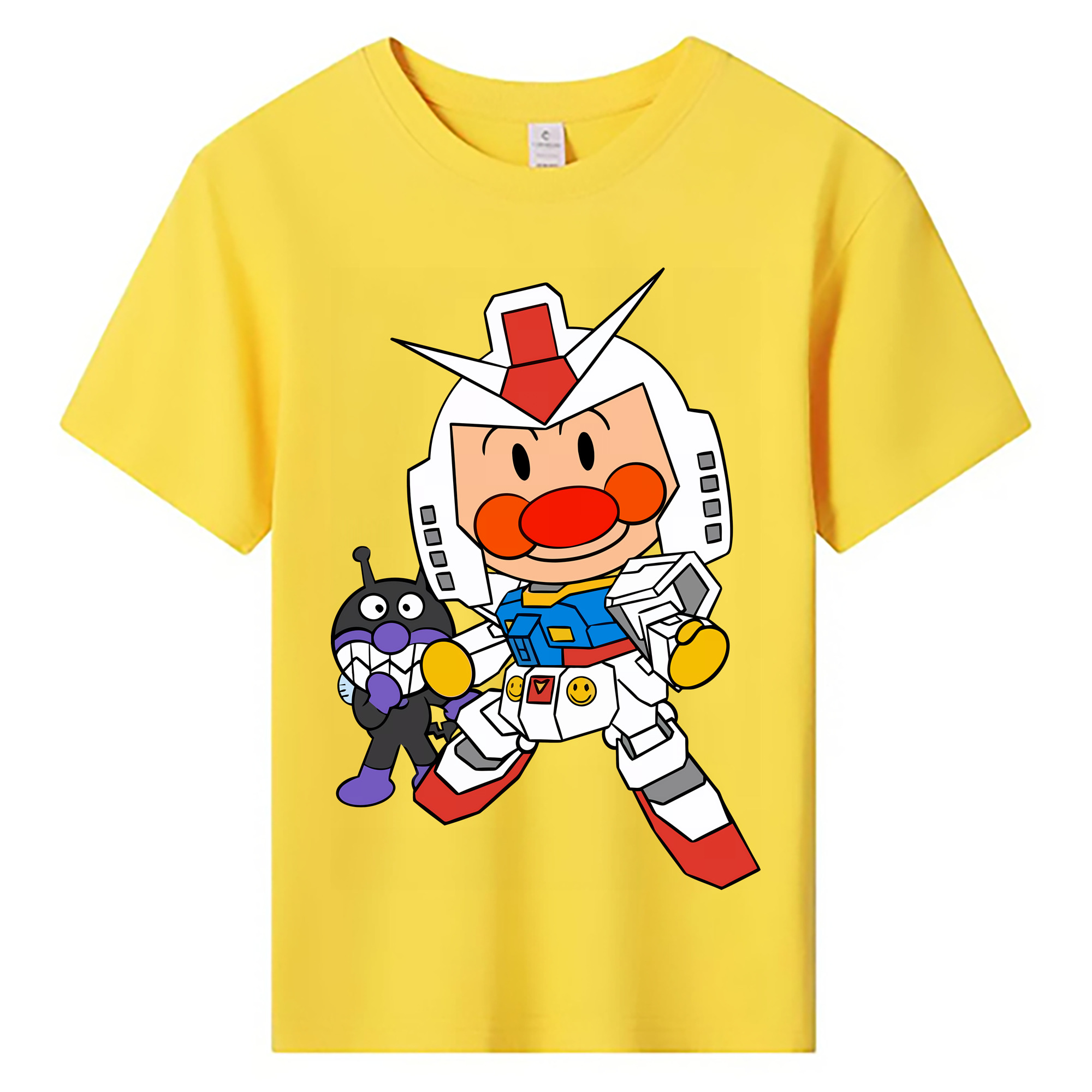 （画像用） アンパンマン Anpanman 綿100％キッズTシャツ（フロントプリント）
