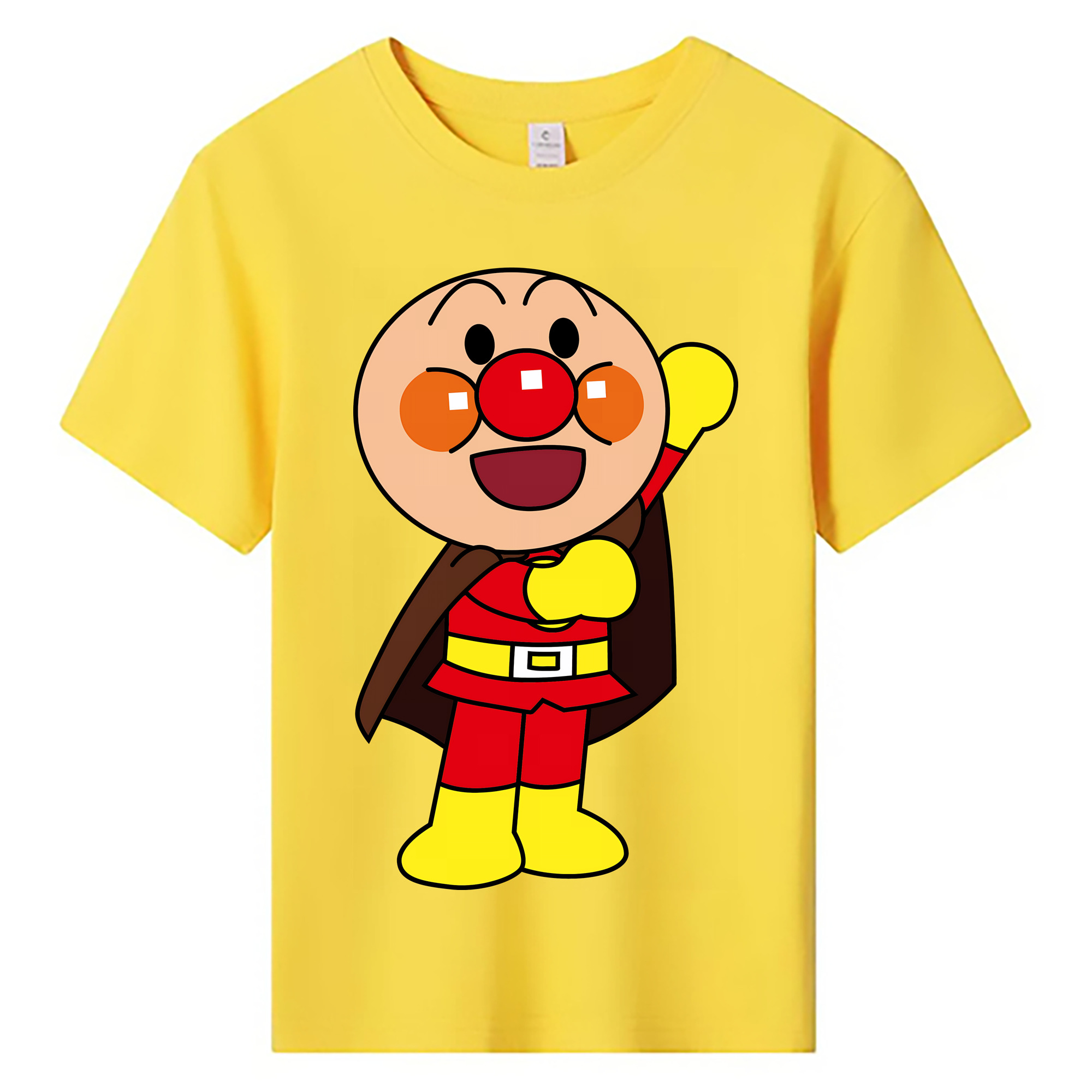 （画像用） アンパンマン Anpanman 綿100％キッズTシャツ（フロントプリント）
