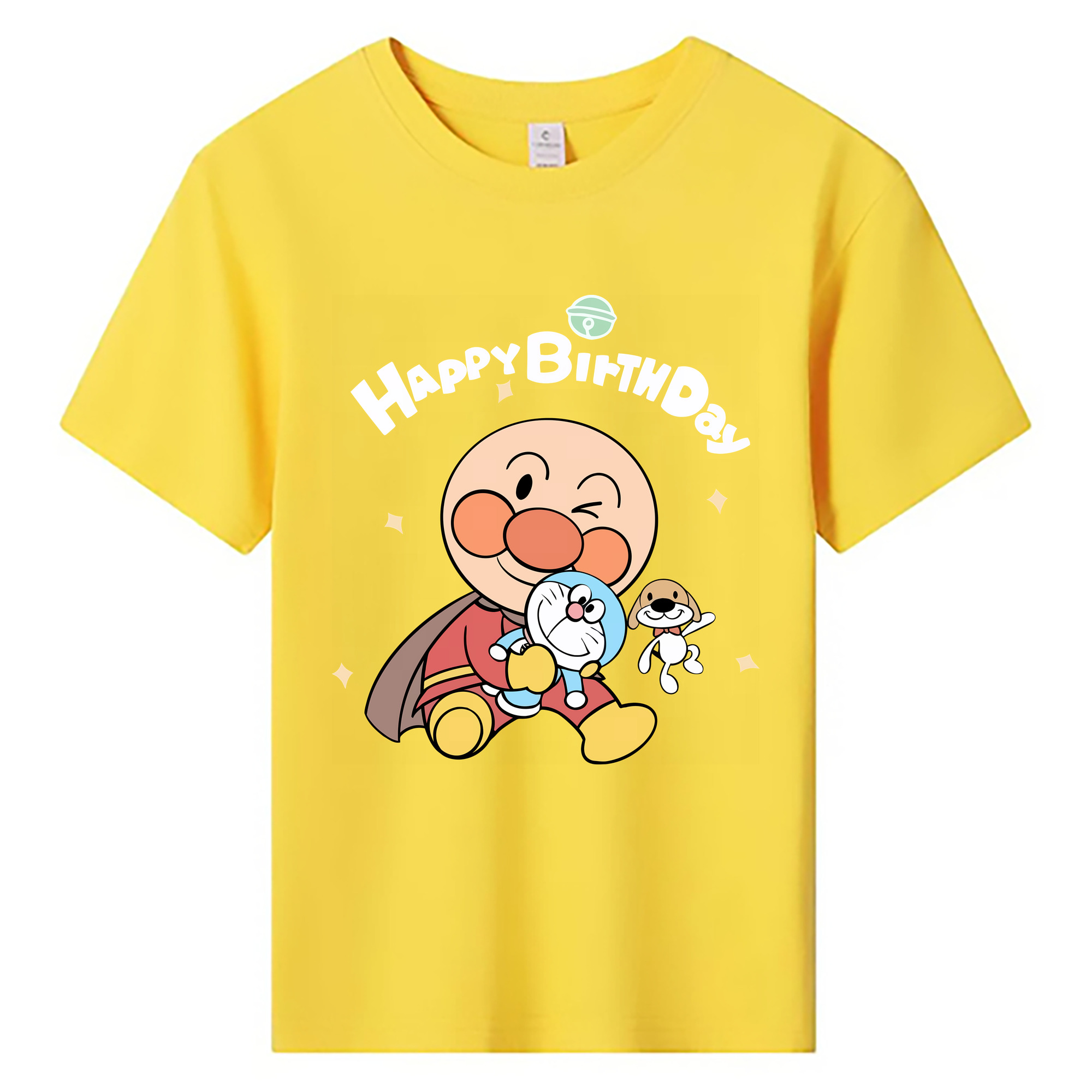 （画像用） アンパンマン Anpanman 綿100％キッズTシャツ（フロントプリント）