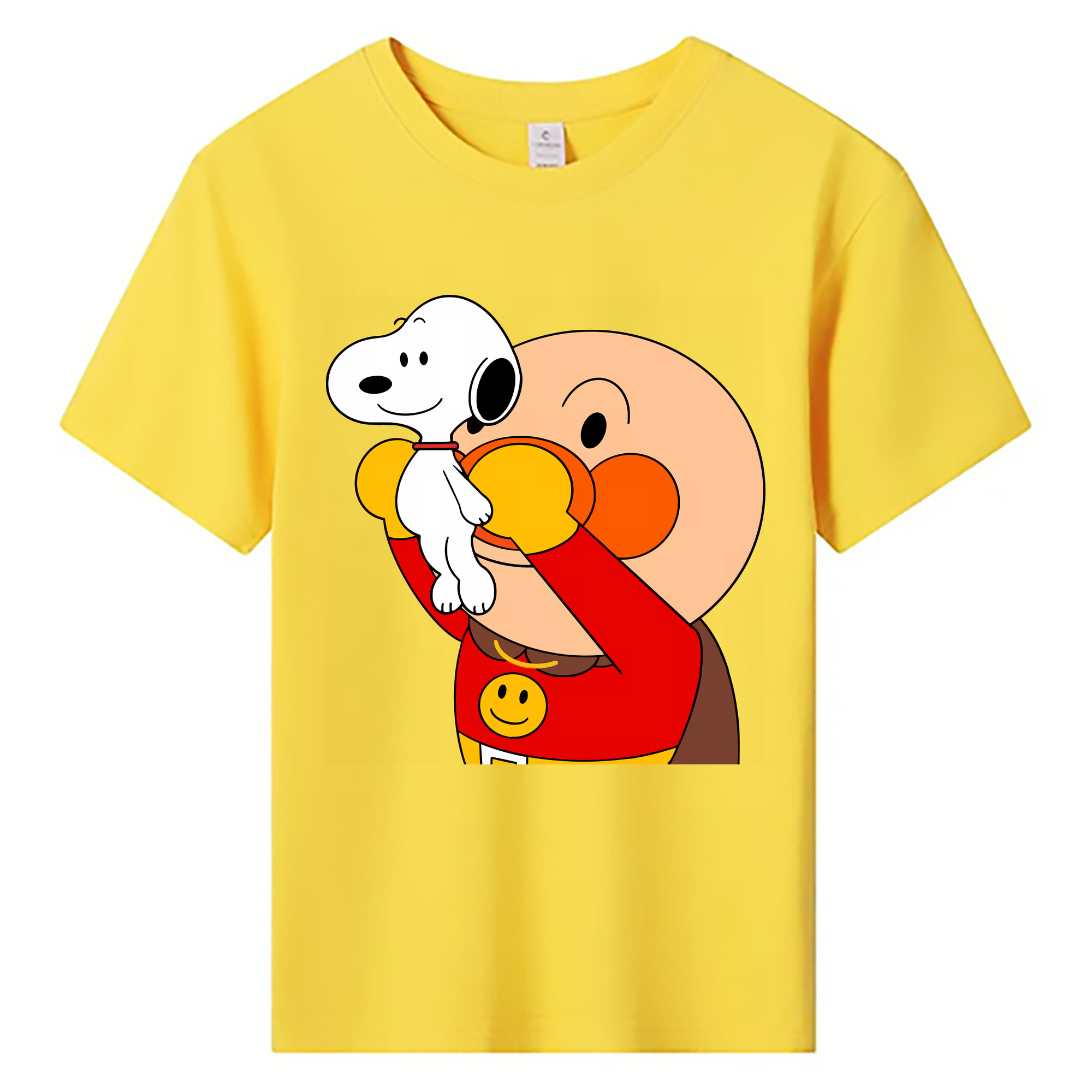 （画像用） アンパンマン Anpanman 綿100％キッズTシャツ（フロントプリント）