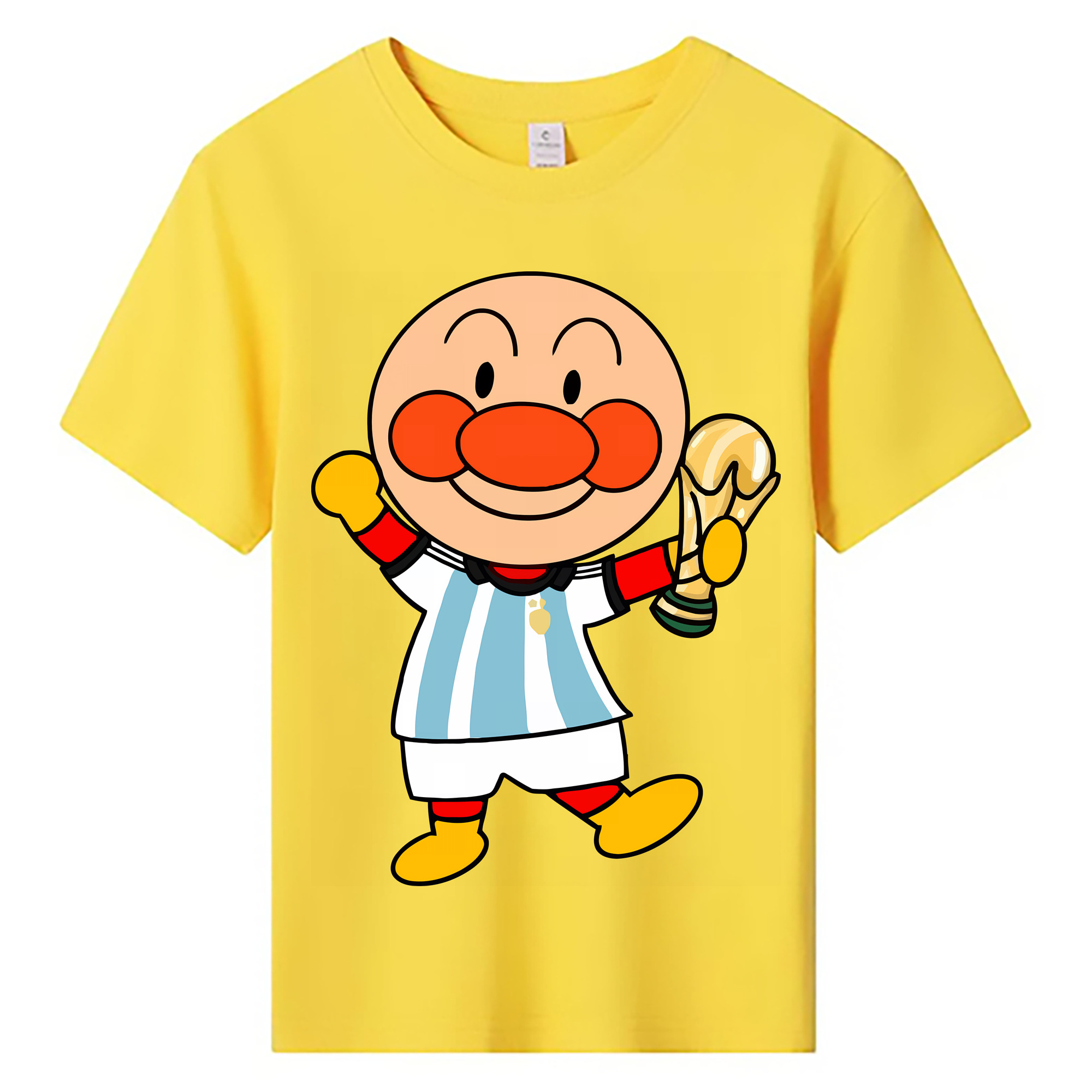 （画像用） アンパンマン Anpanman 綿100％キッズTシャツ（フロントプリント）
