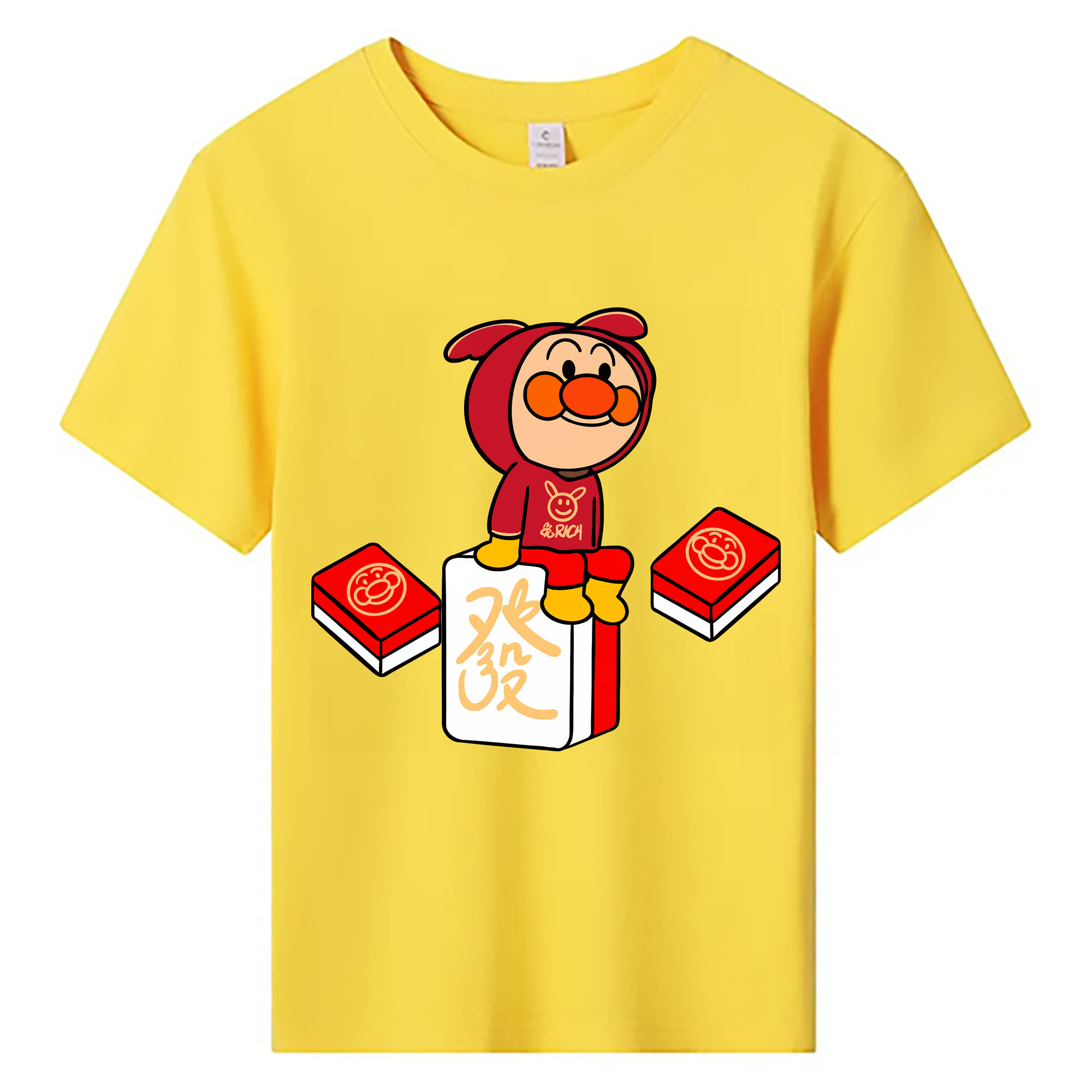 （画像用） アンパンマン Anpanman 綿100％キッズTシャツ（フロントプリント）