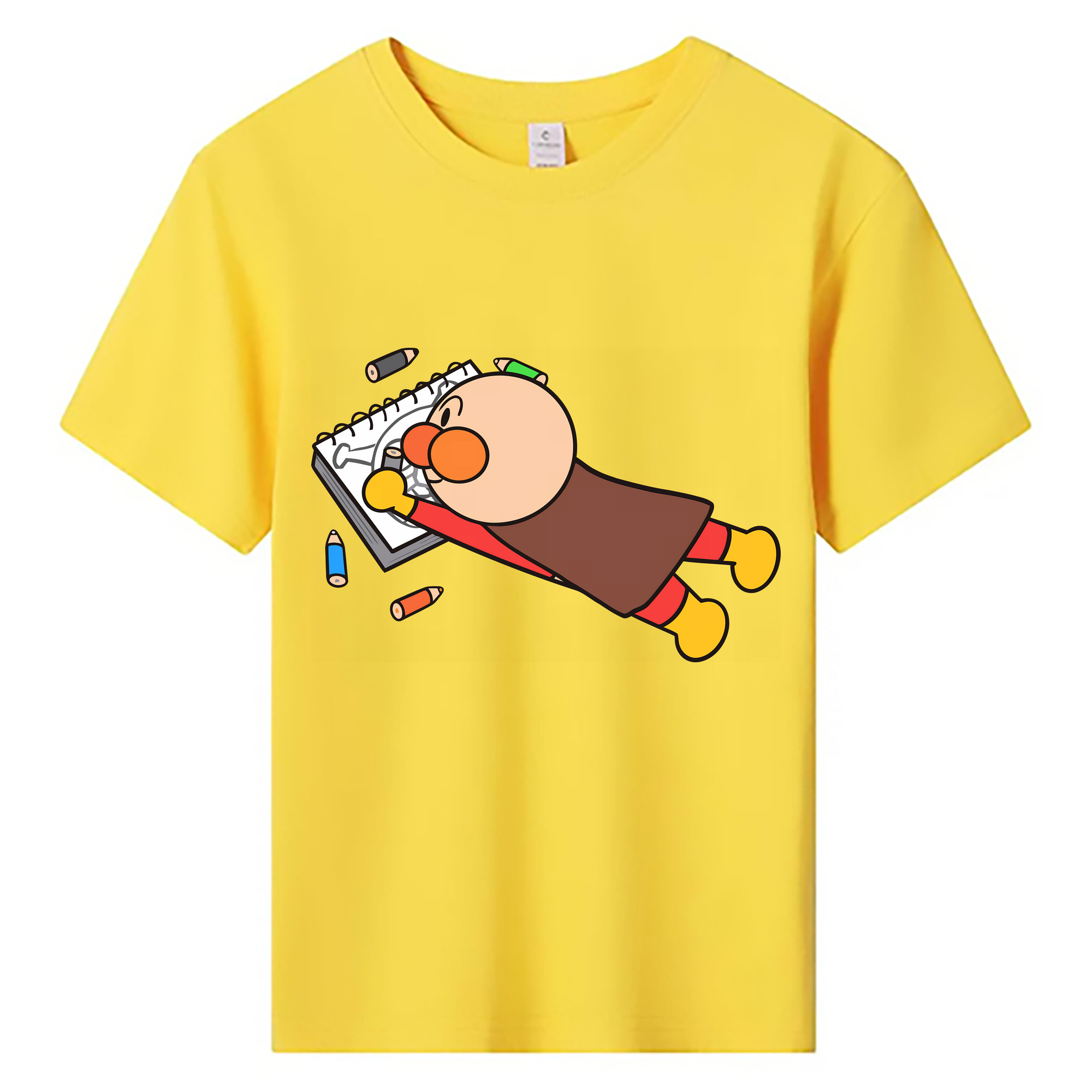 （画像用） アンパンマン Anpanman 綿100％キッズTシャツ（フロントプリント）