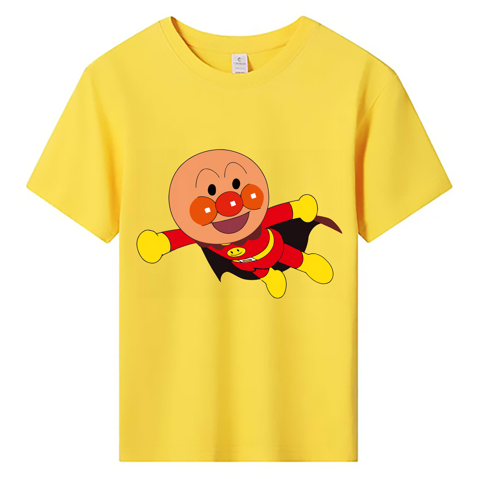 （画像用） アンパンマン Anpanman 綿100％キッズTシャツ（フロントプリント）